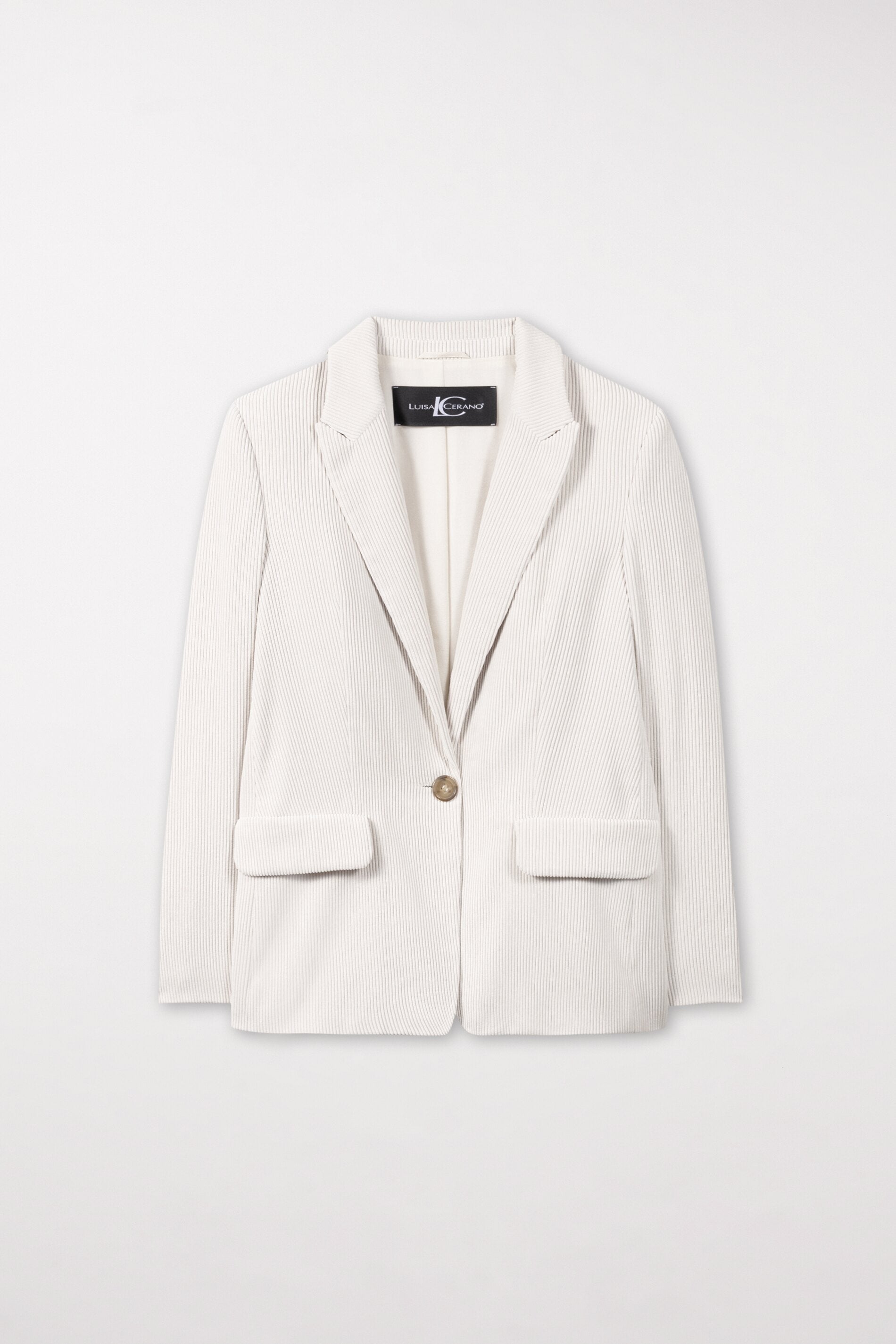 Ein-Knopf-Cordblazer