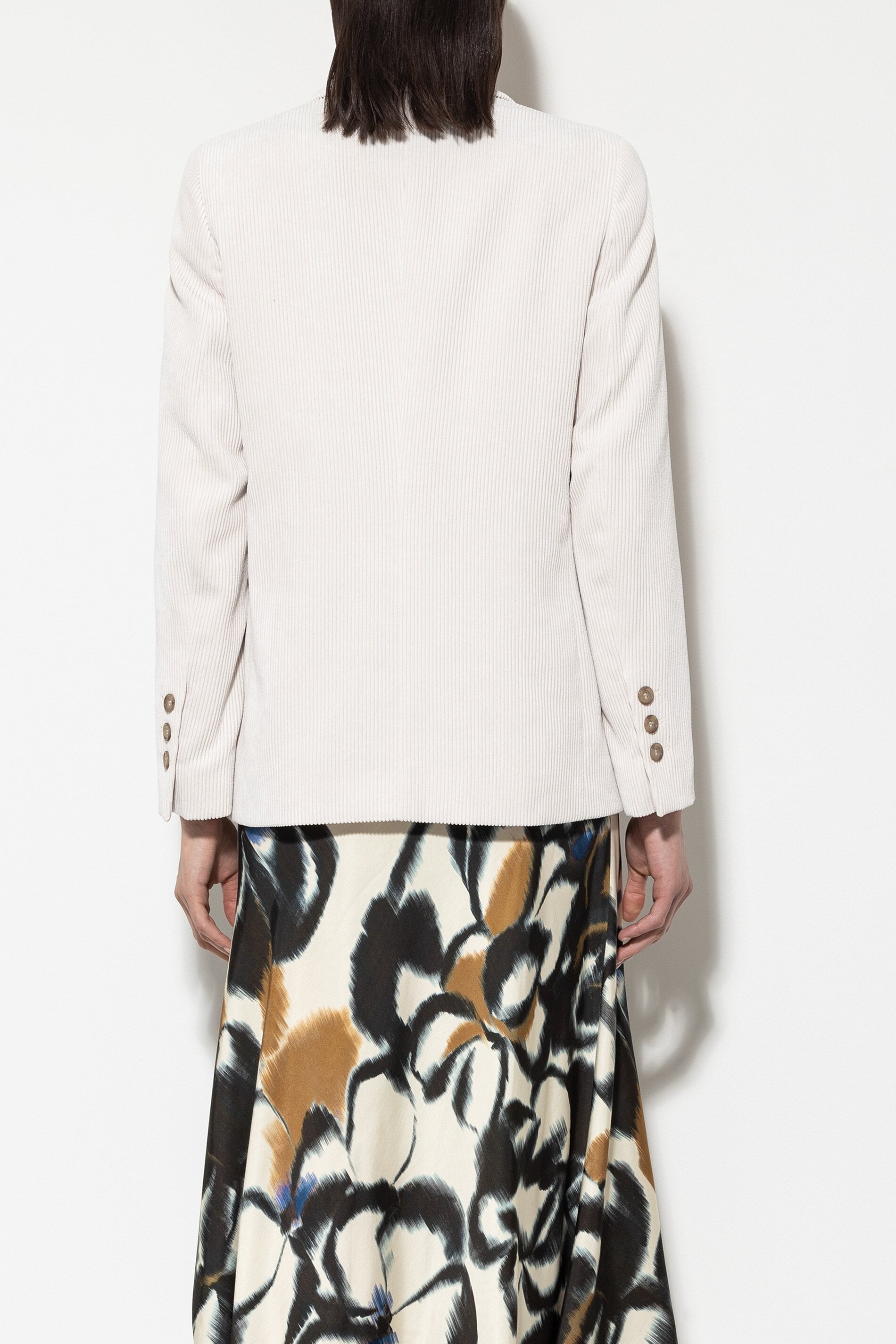 Ein-Knopf-Cordblazer