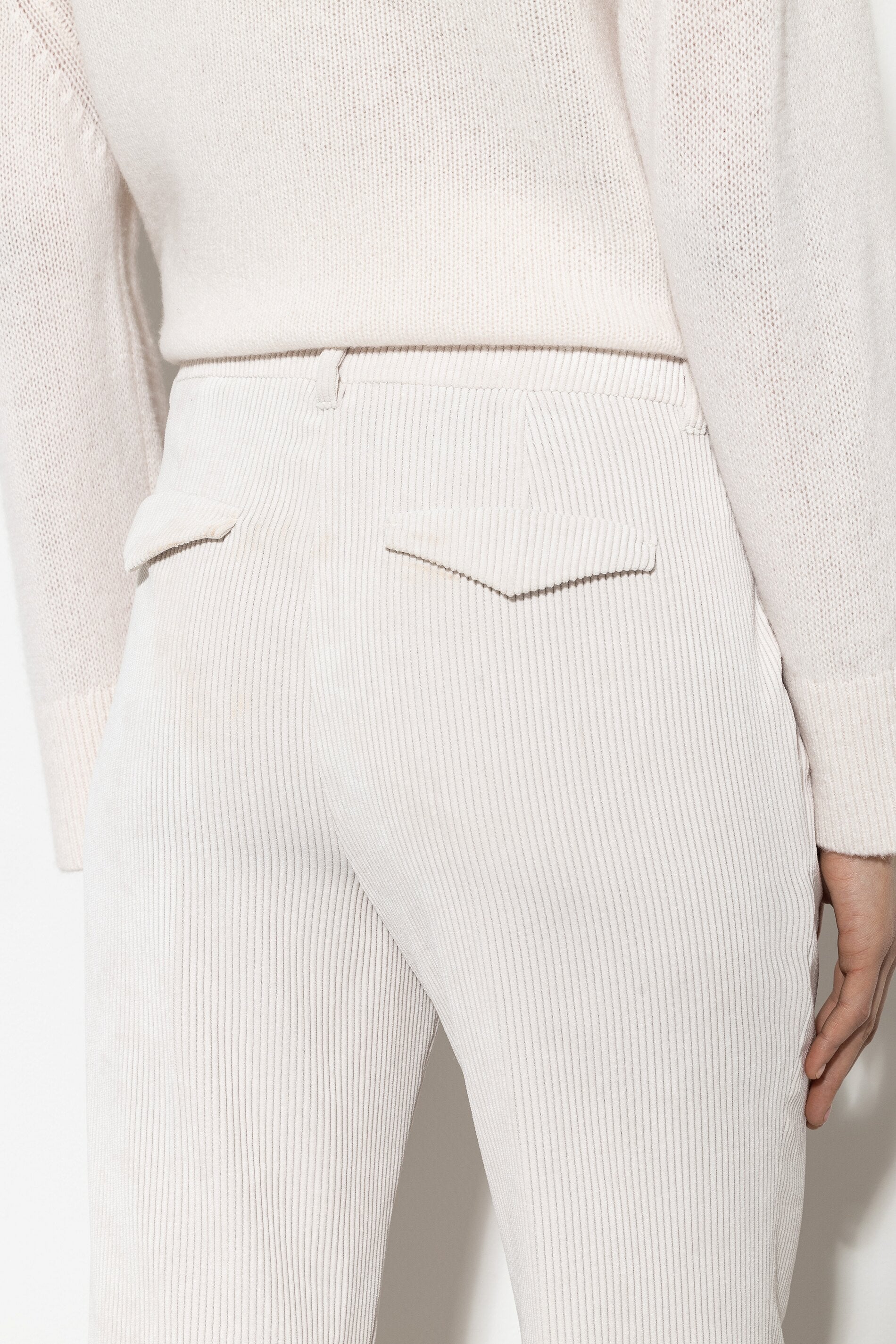 Corduroy bootcut pants