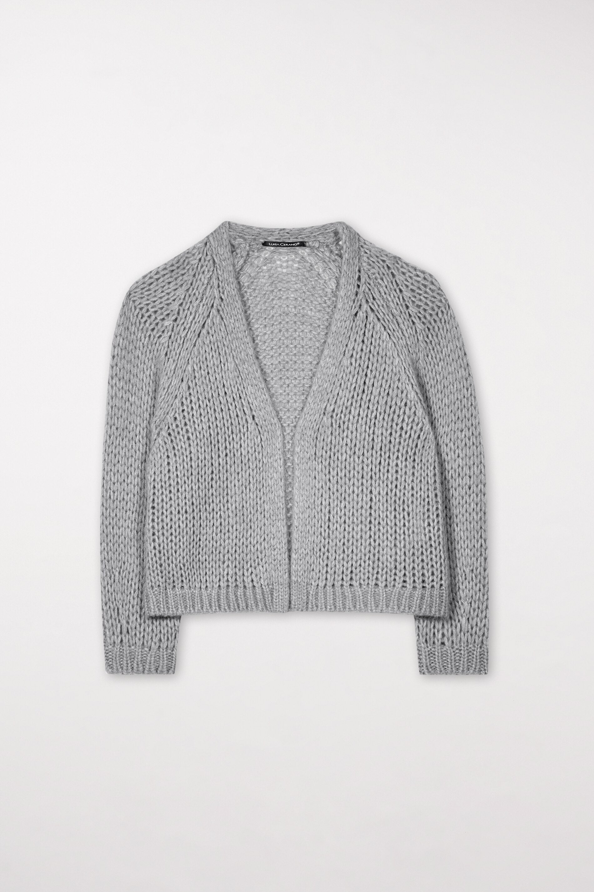 Cardigan made from an alpaca blend