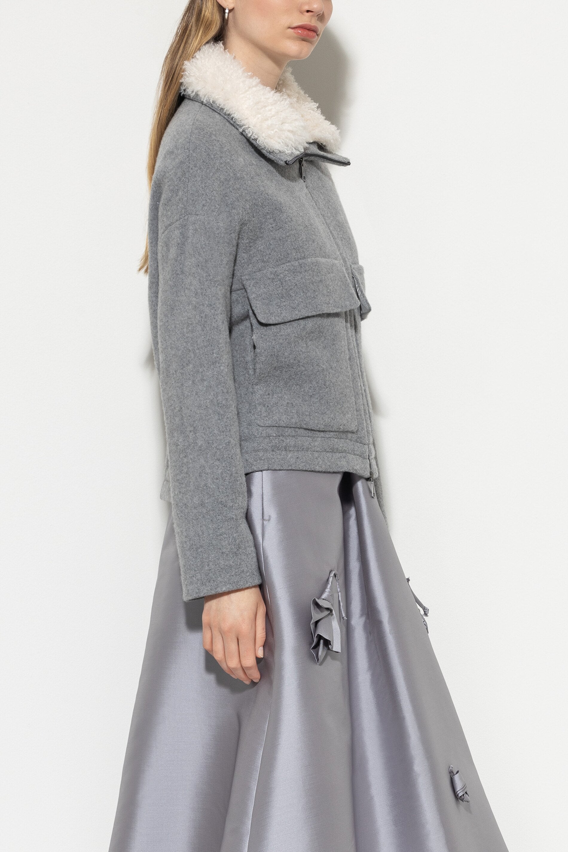 Blouson aus Woll-Mix