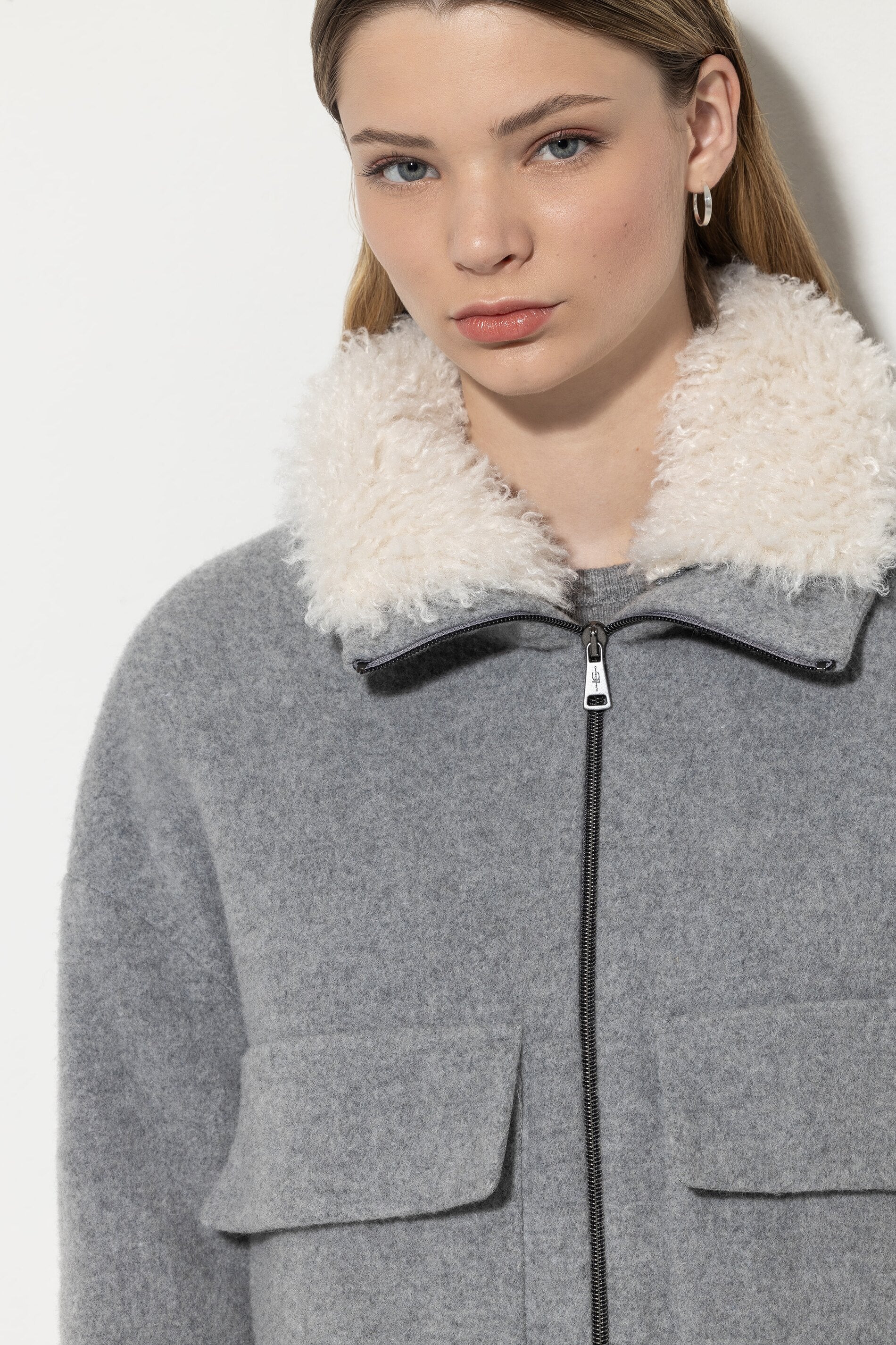 Blouson aus Woll-Mix