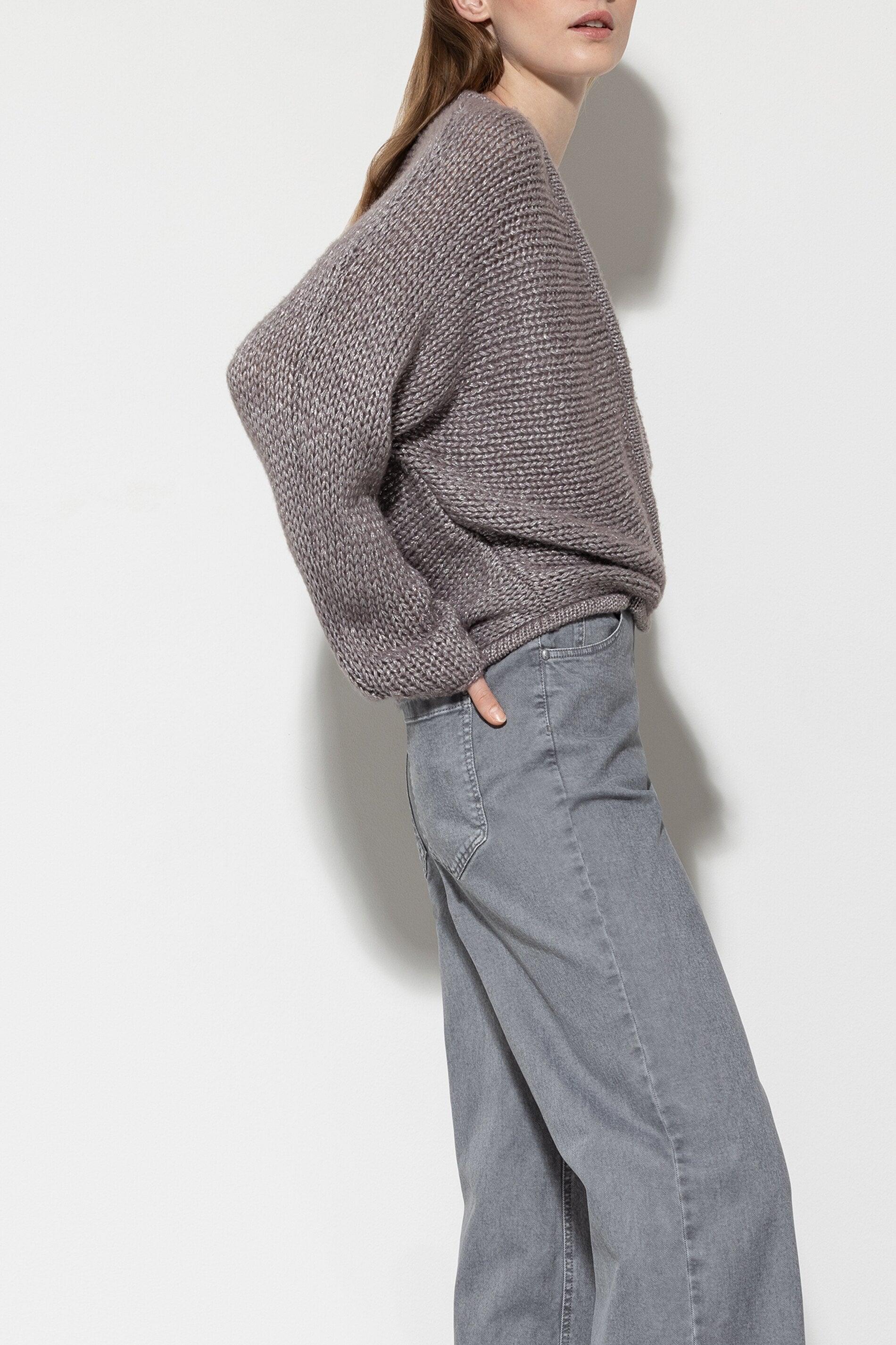 Cardigan en laine mélangée