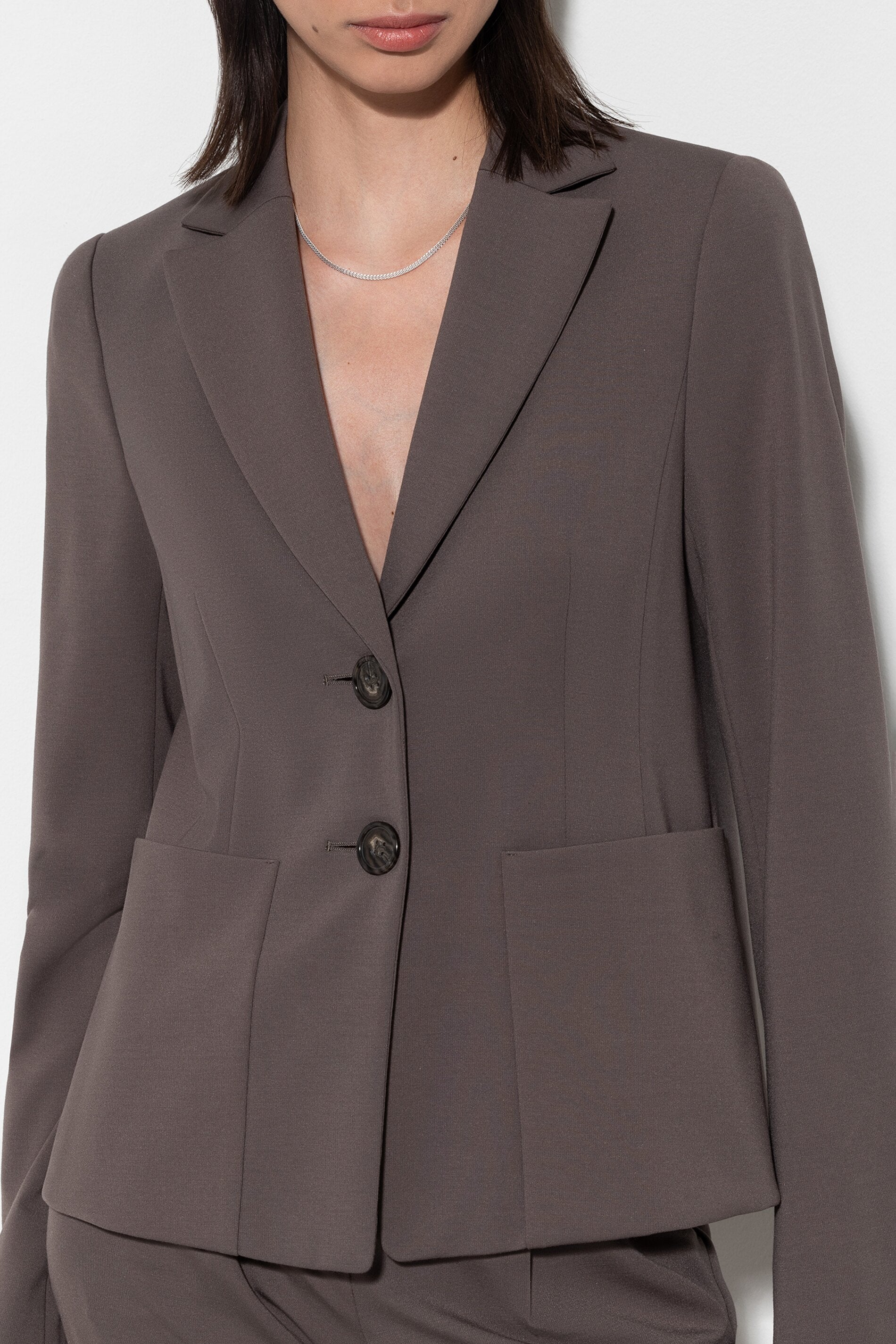 Blazer aus Punto-Milano