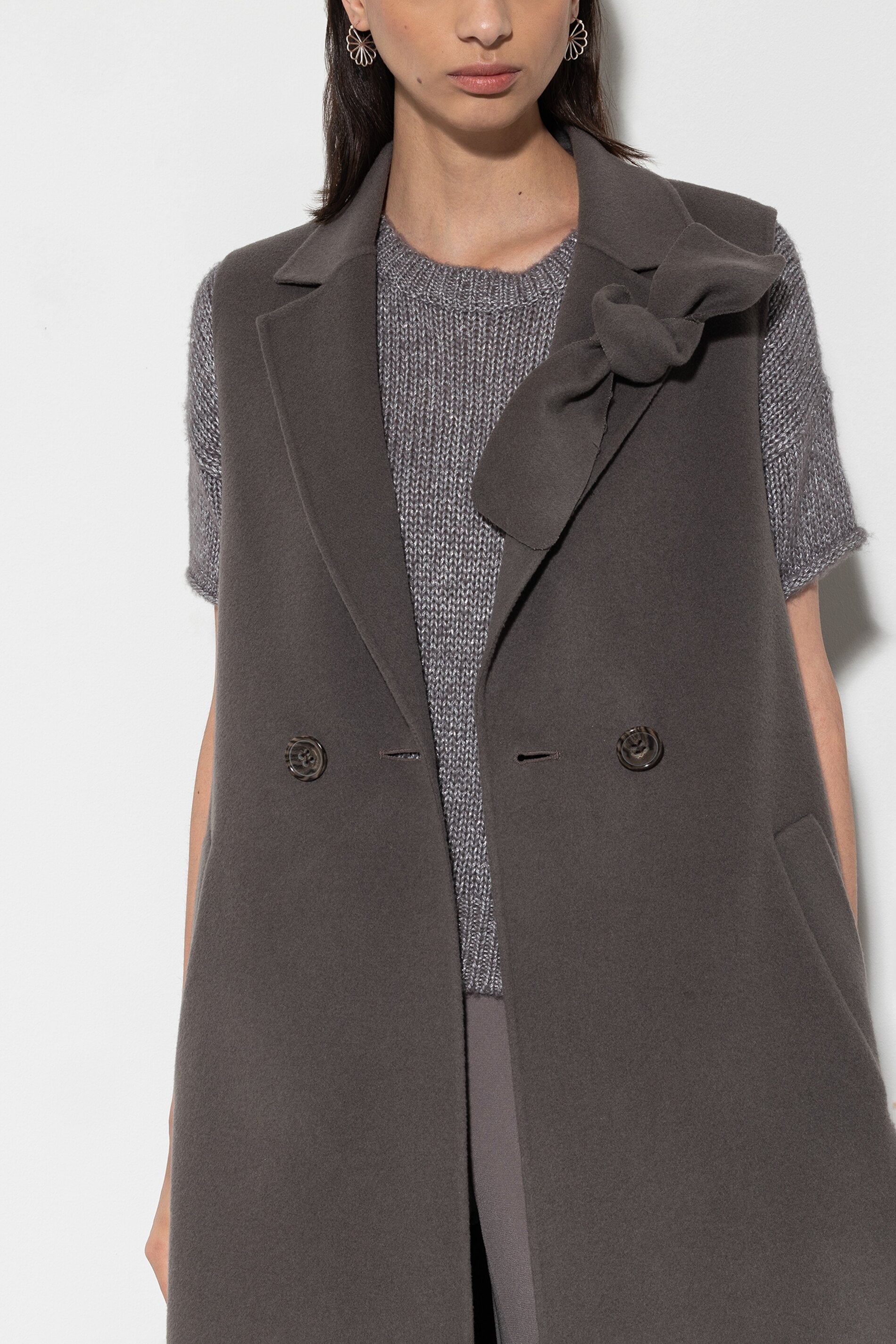 Pochette de costume à motif noué