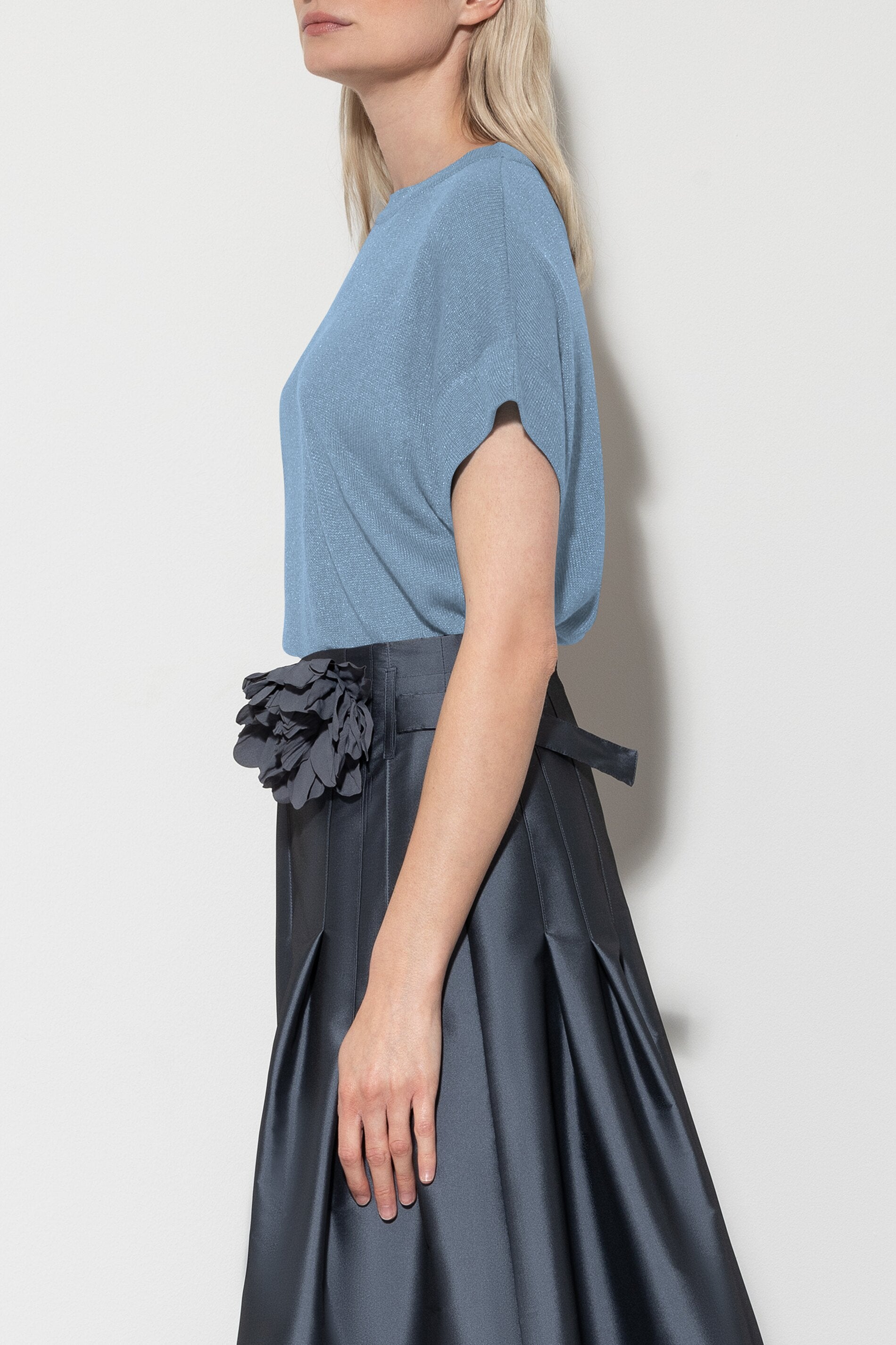 Pullover mit Glanzgarn