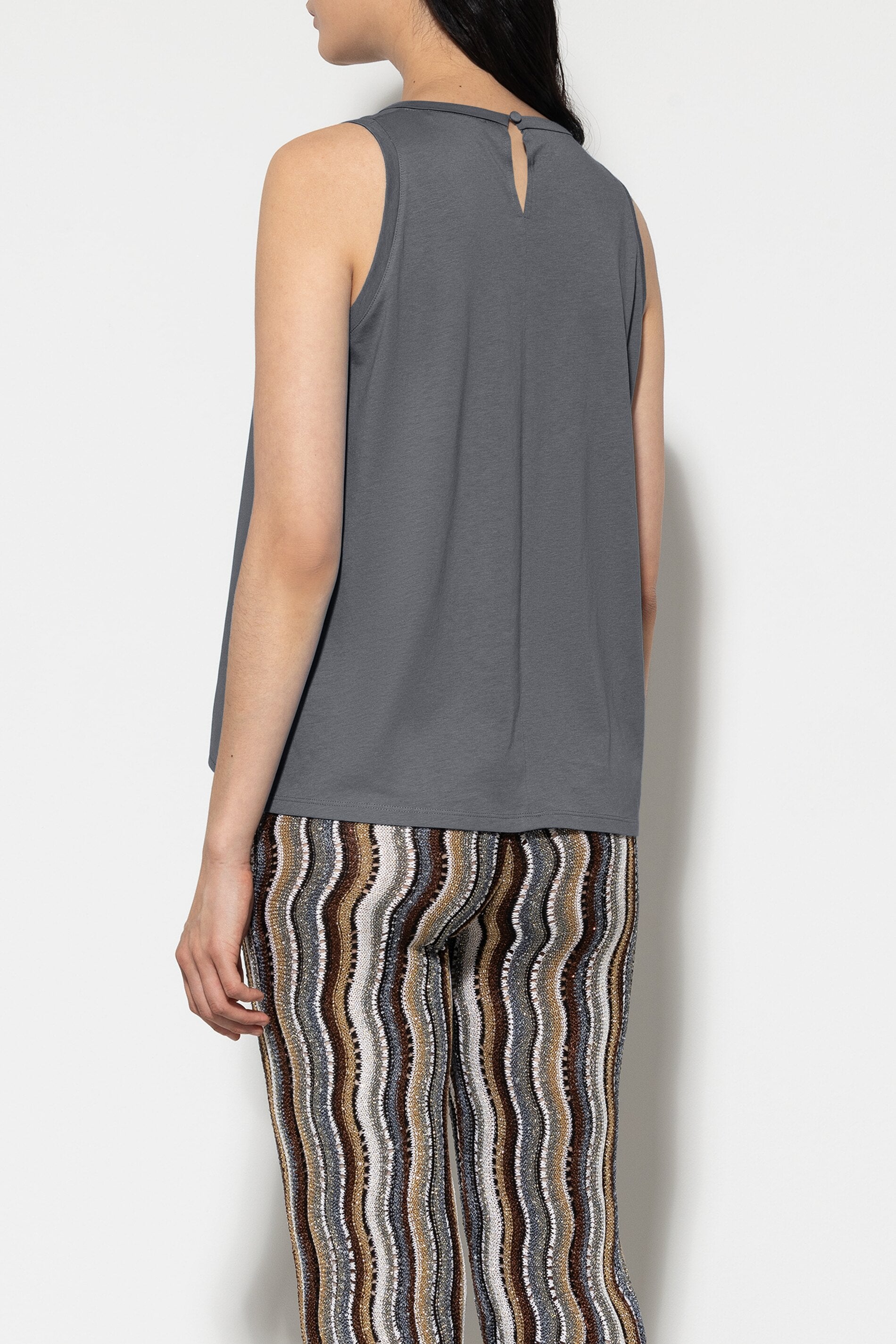 Top mit Glitzersteinen