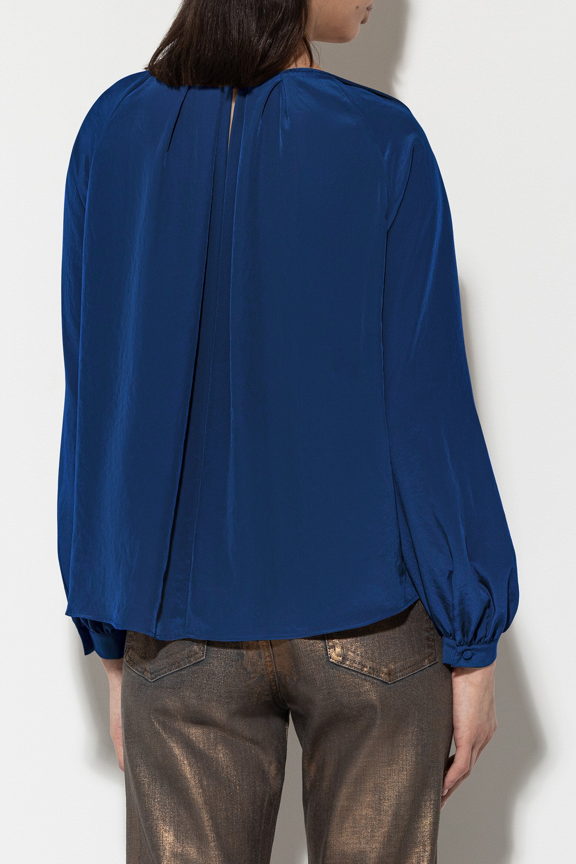 Bluse mit Faltendetails