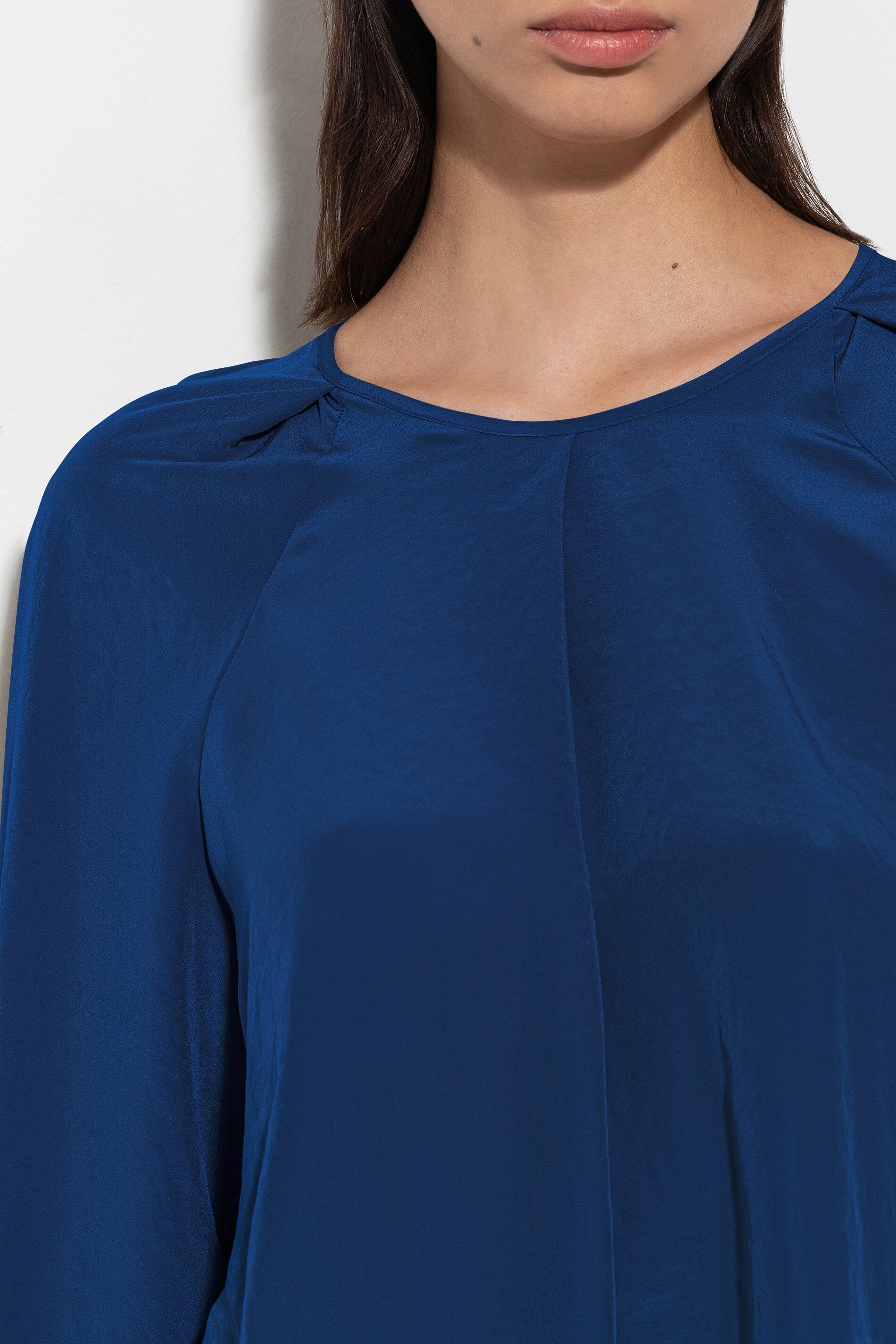 Bluse mit Faltendetails