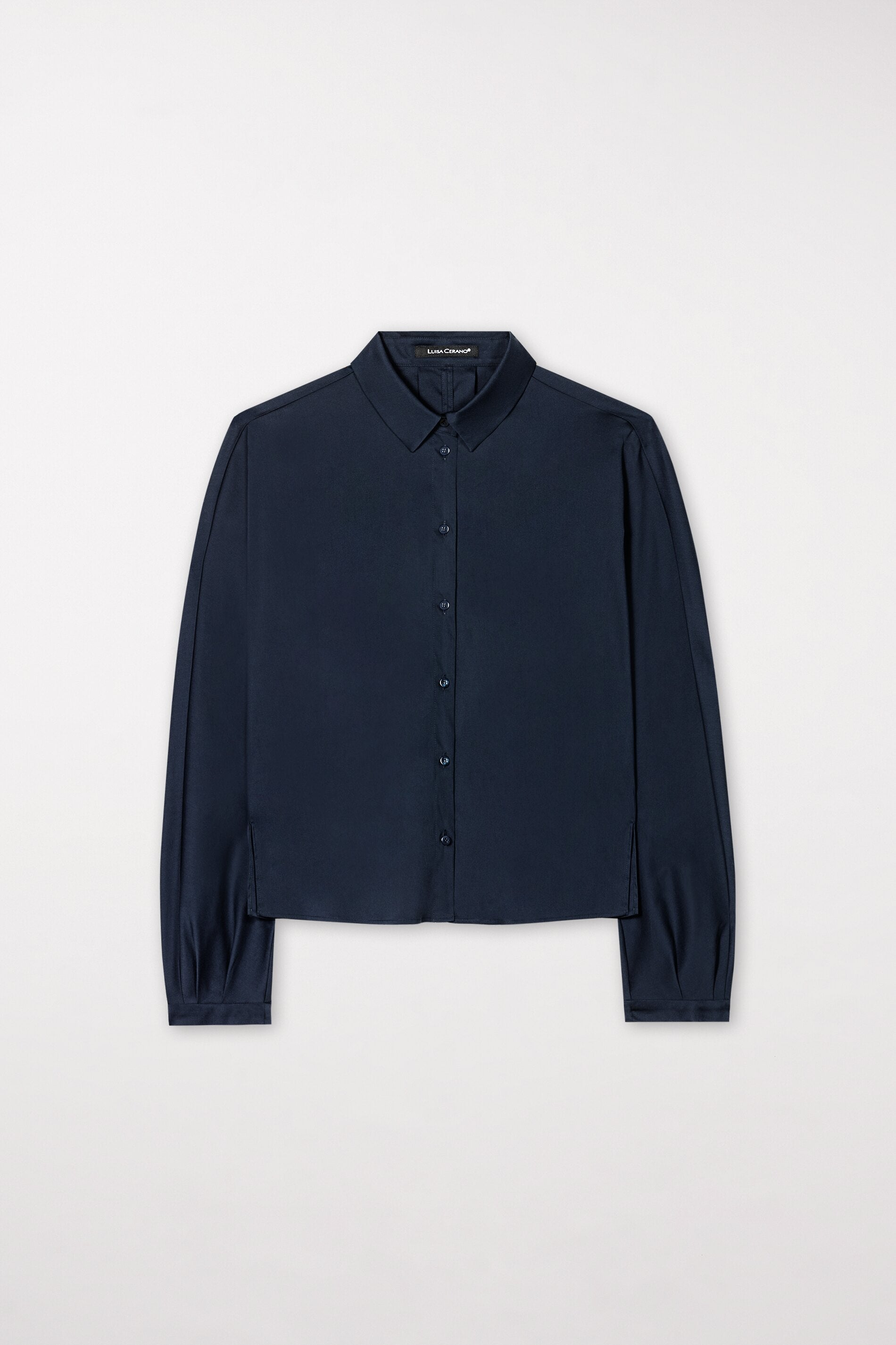 Hemdbluse aus Baumwoll-Mix