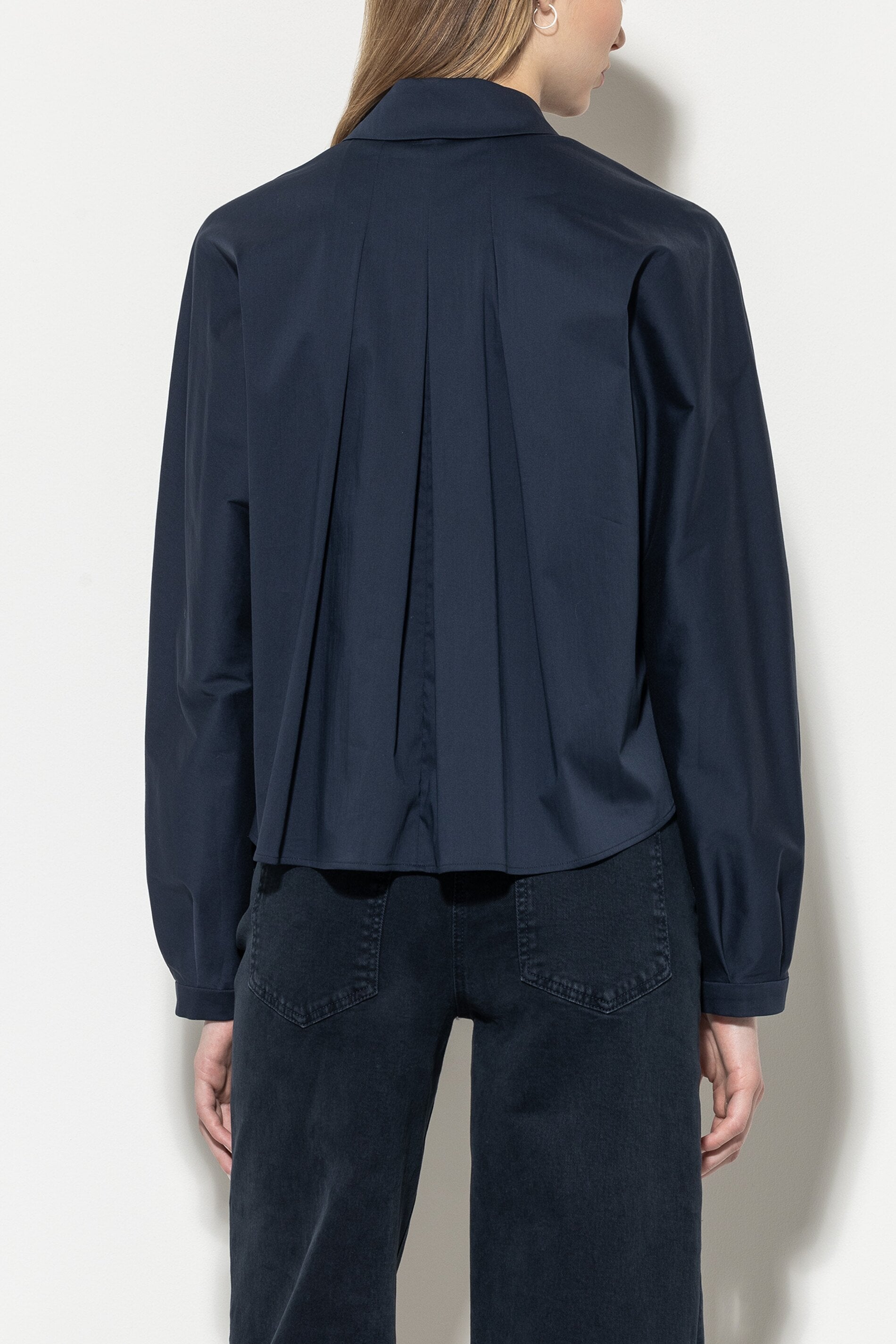 Hemdbluse aus Baumwoll-Mix