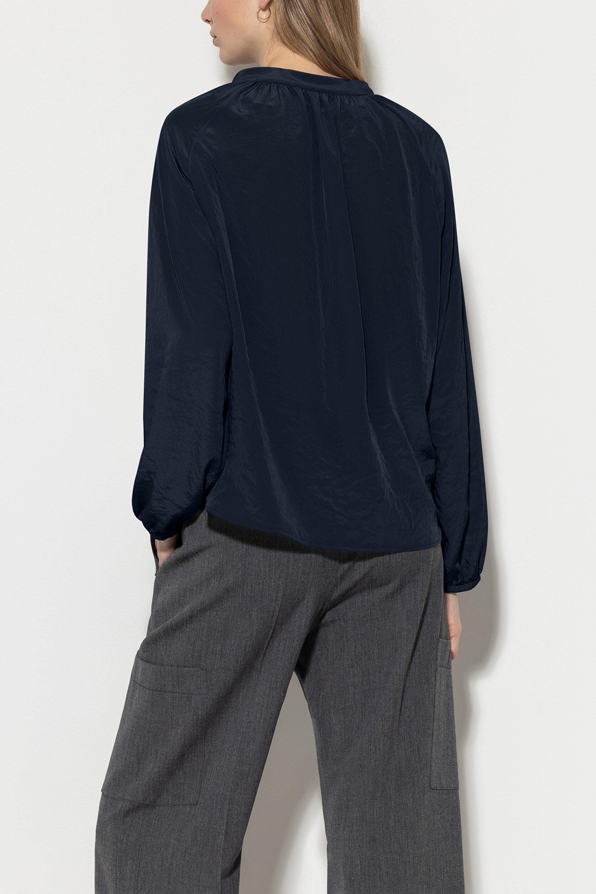 blouse tunique à manches longues