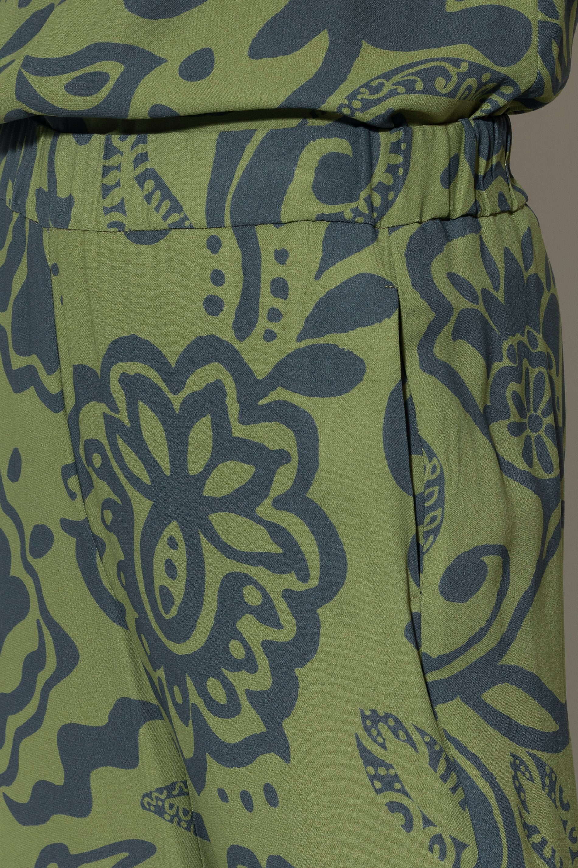 Wideleg-Pants mit Flower-Print