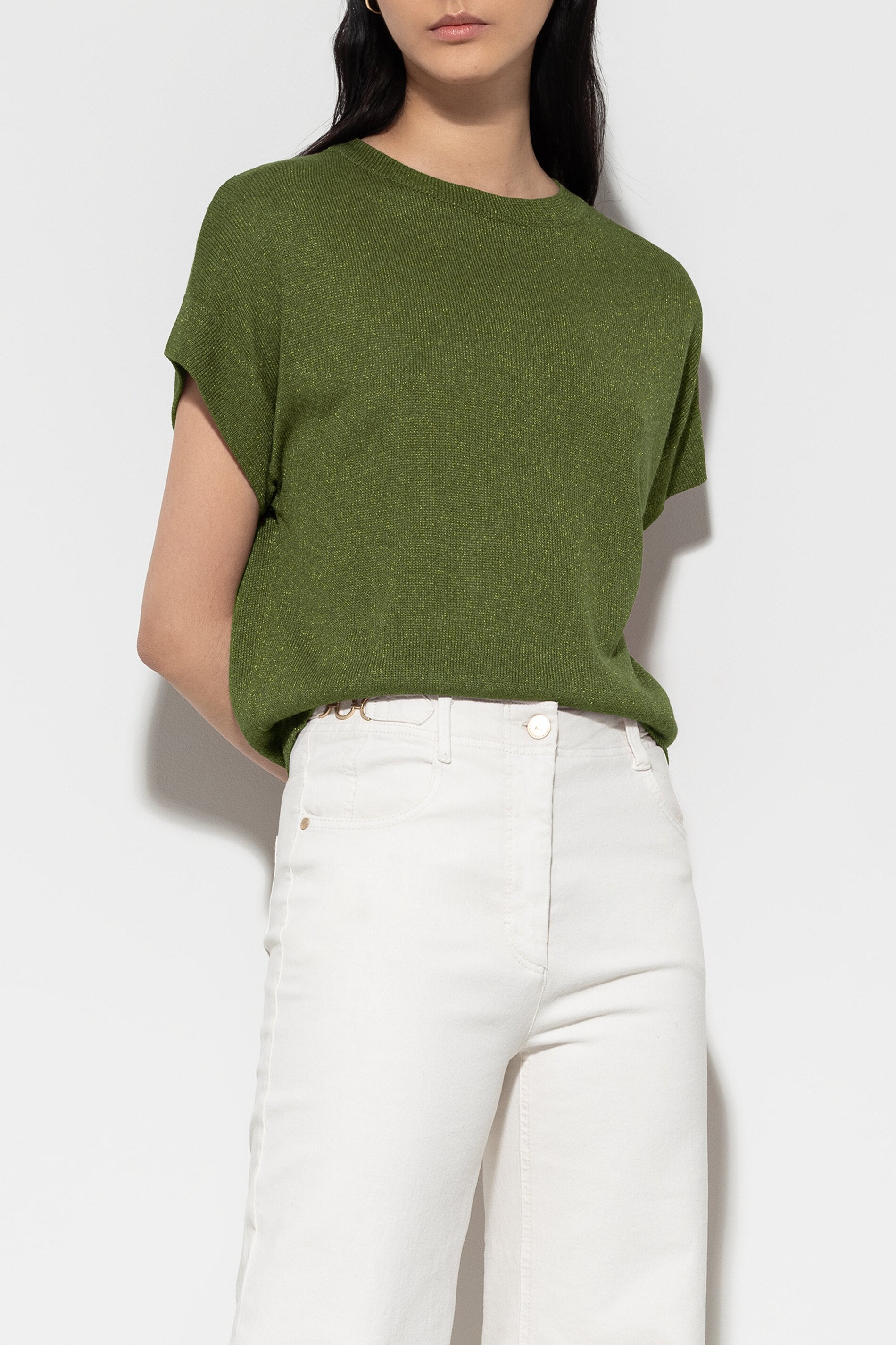 Pullover mit Glanzgarn