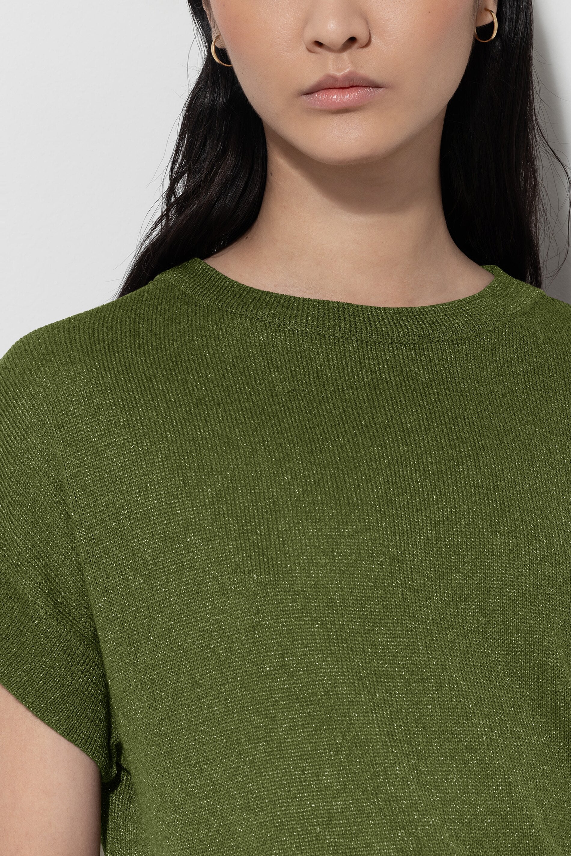 Pullover mit Glanzgarn