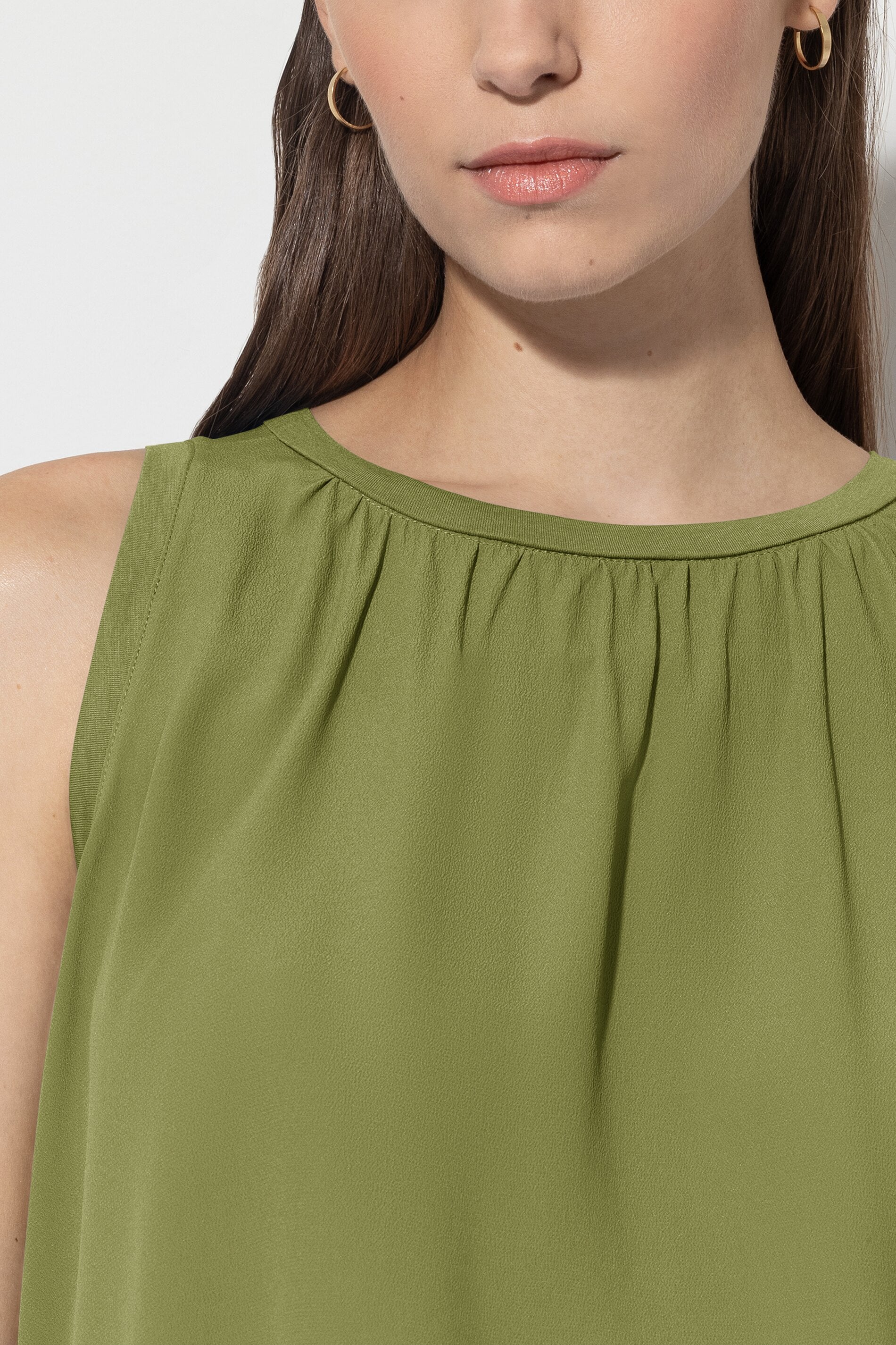 Top mit Glitzersteinen