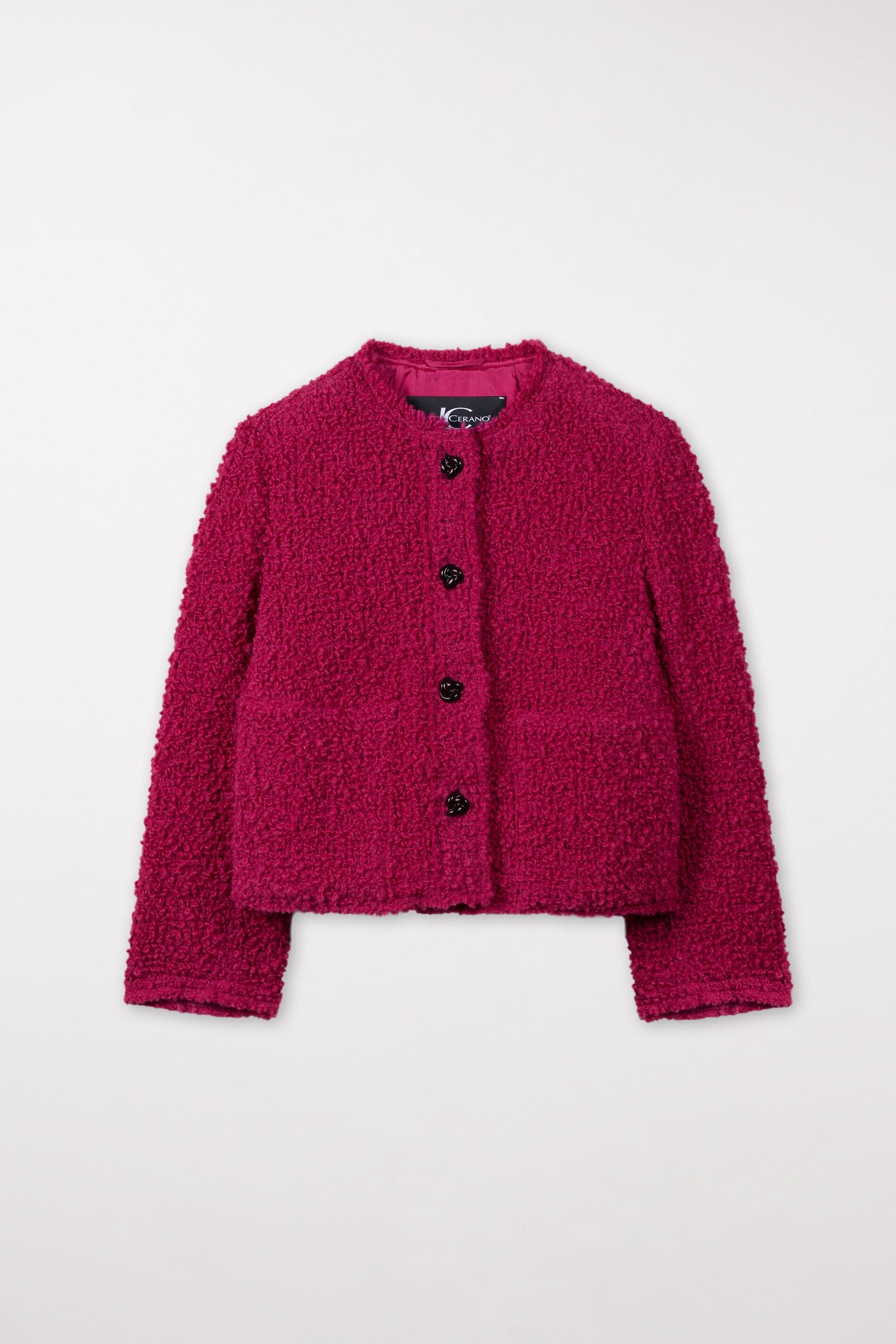 Tweedjacke aus Bouclé-Wolle