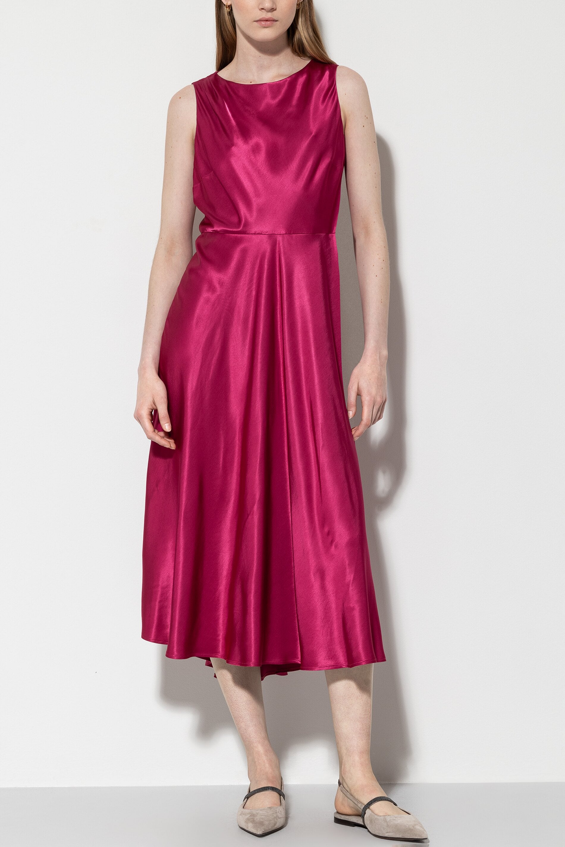 Satin-Kleid