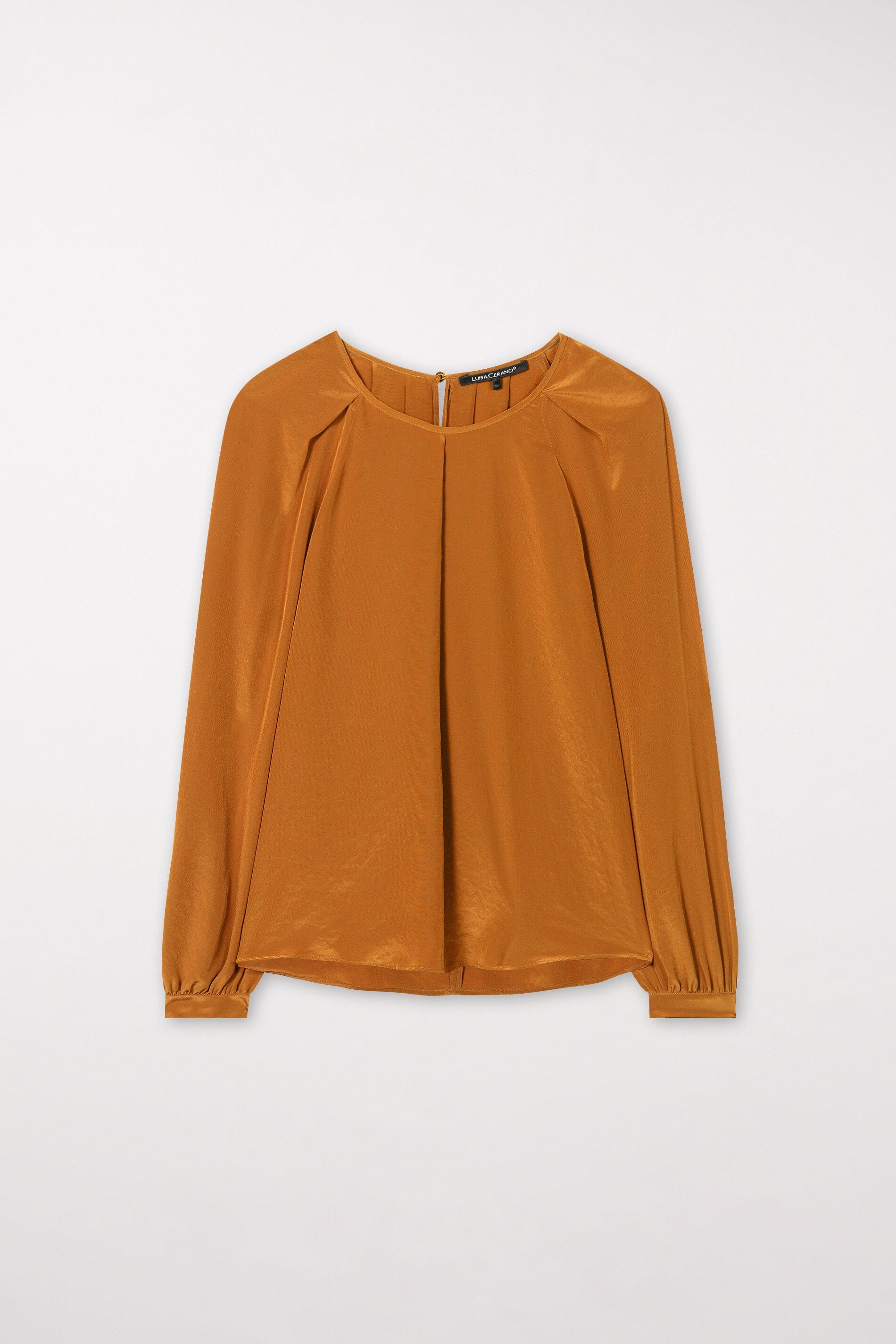 Bluse mit Faltendetails