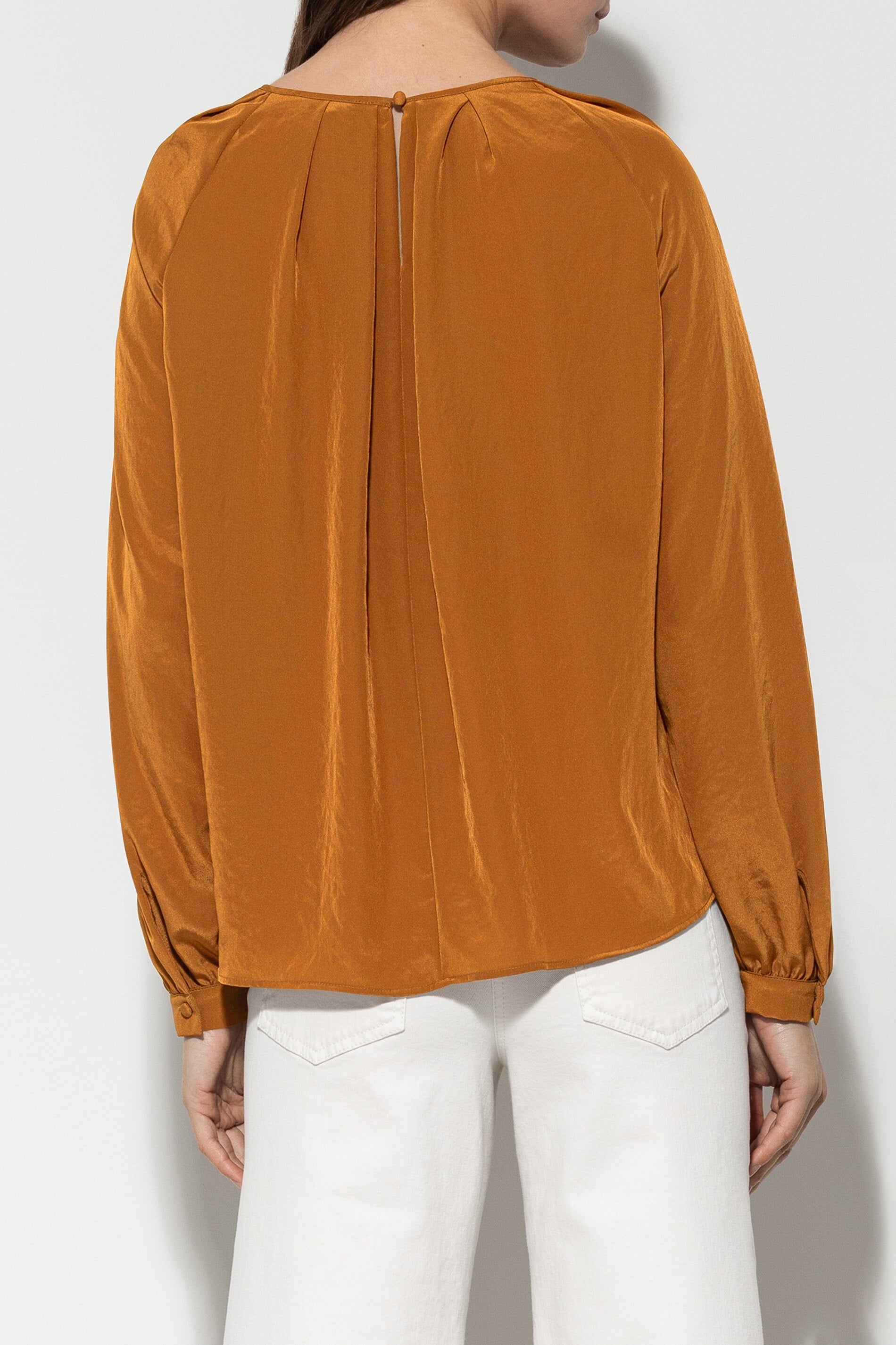 Bluse mit Faltendetails