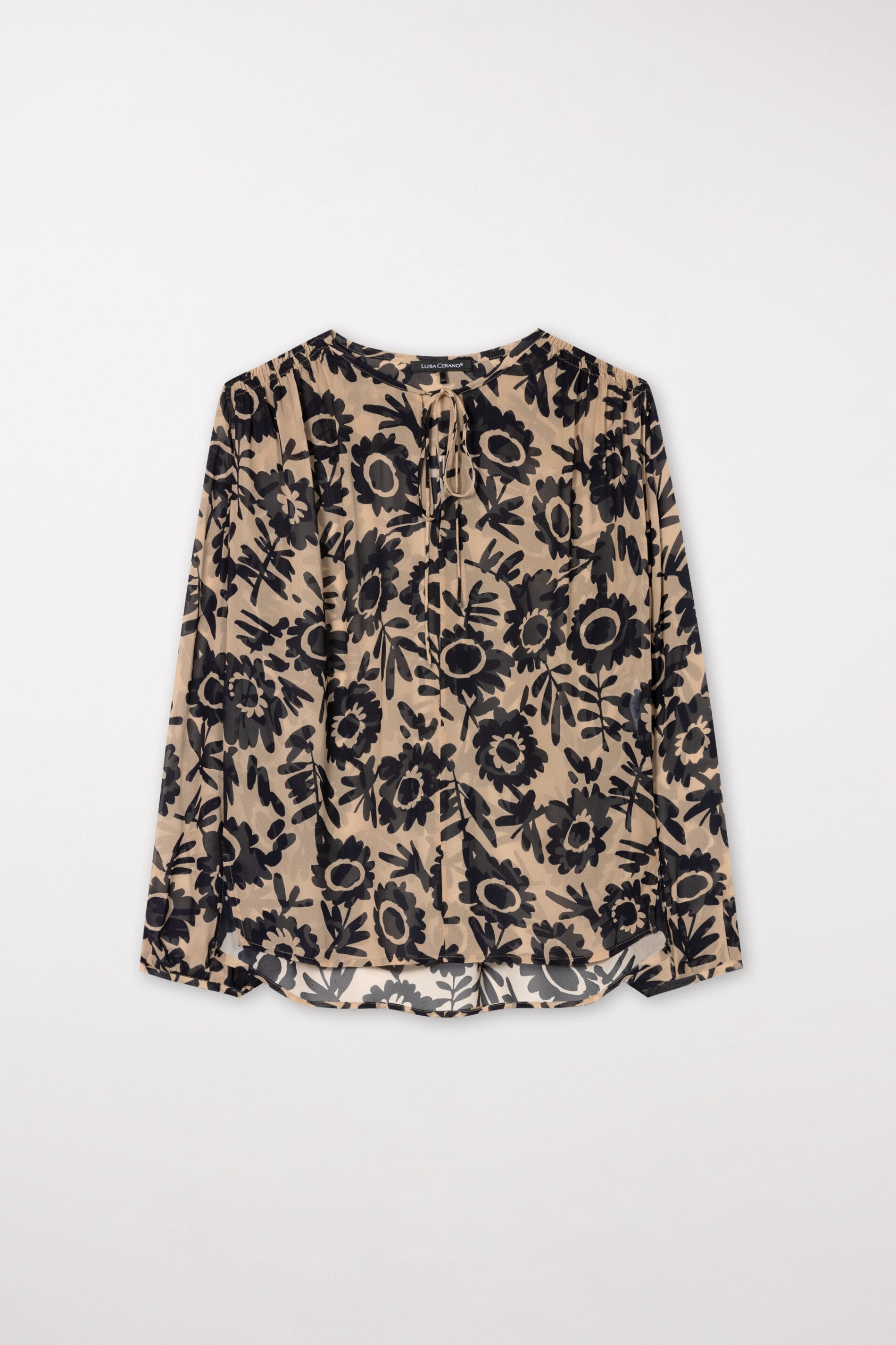 Tunikabluse mit Flower-Print