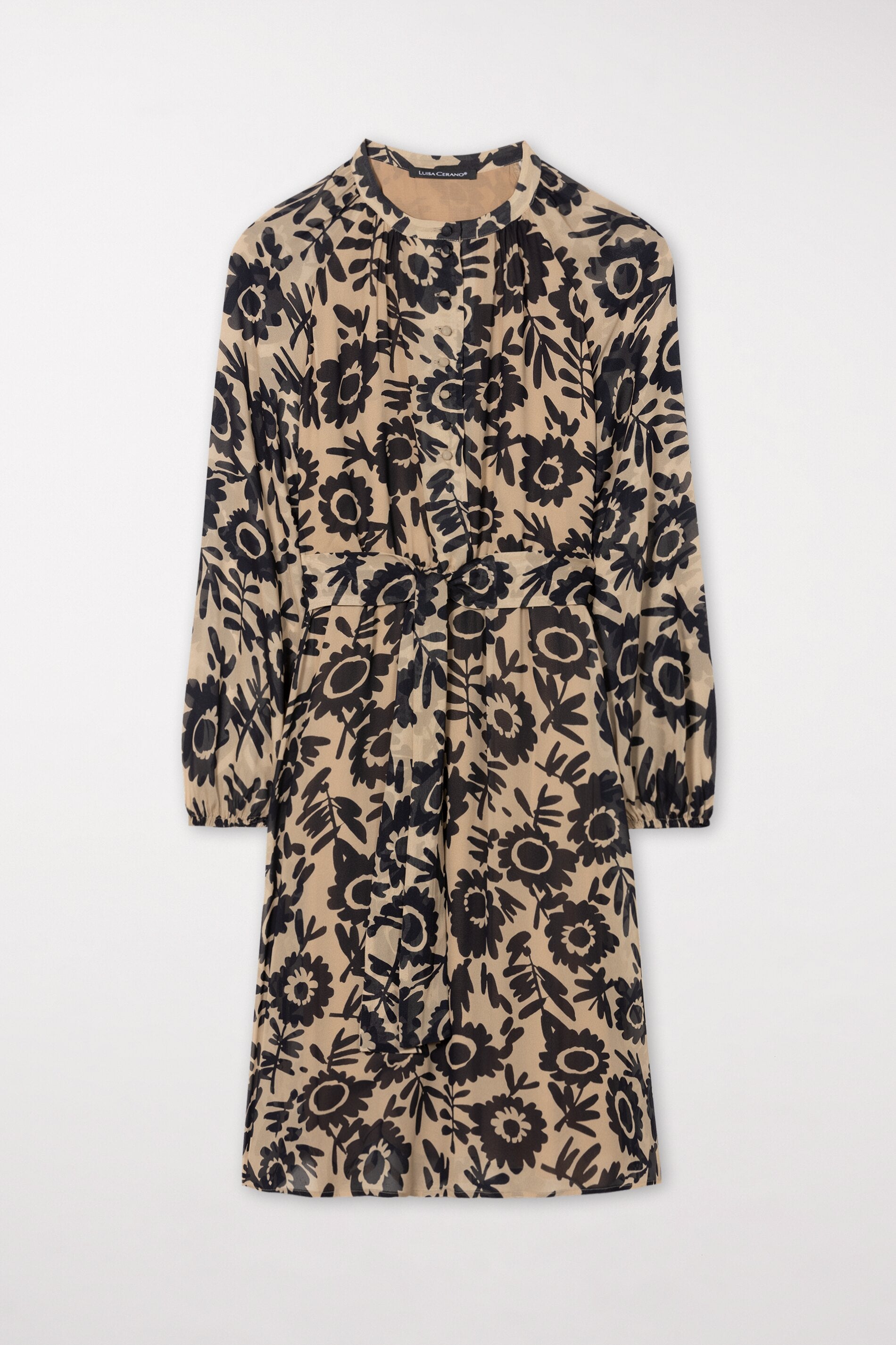 Dress with flower print