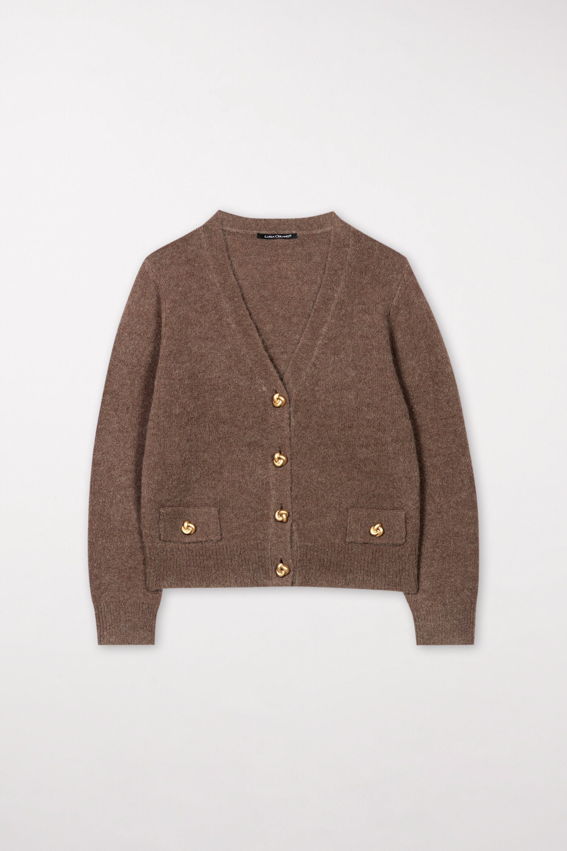 Cardigan aus Alpaka-Mix