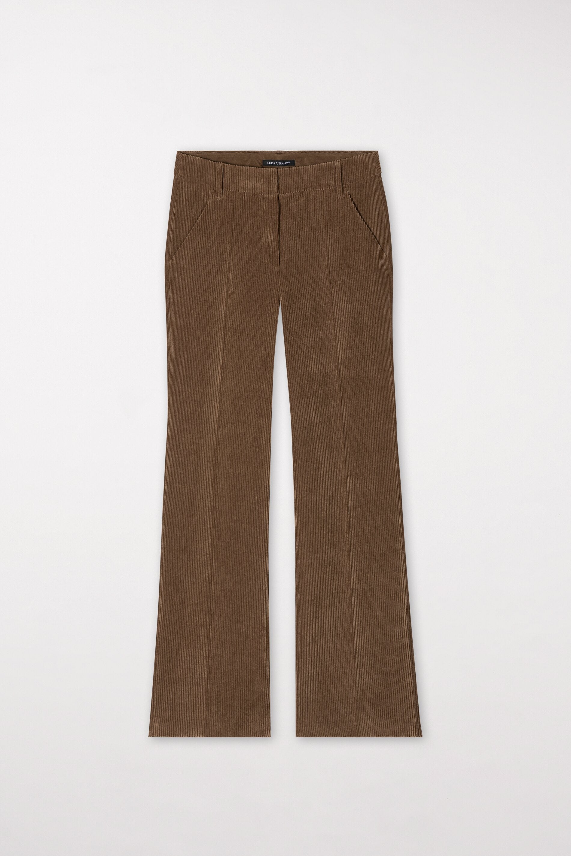 Corduroy bootcut pants