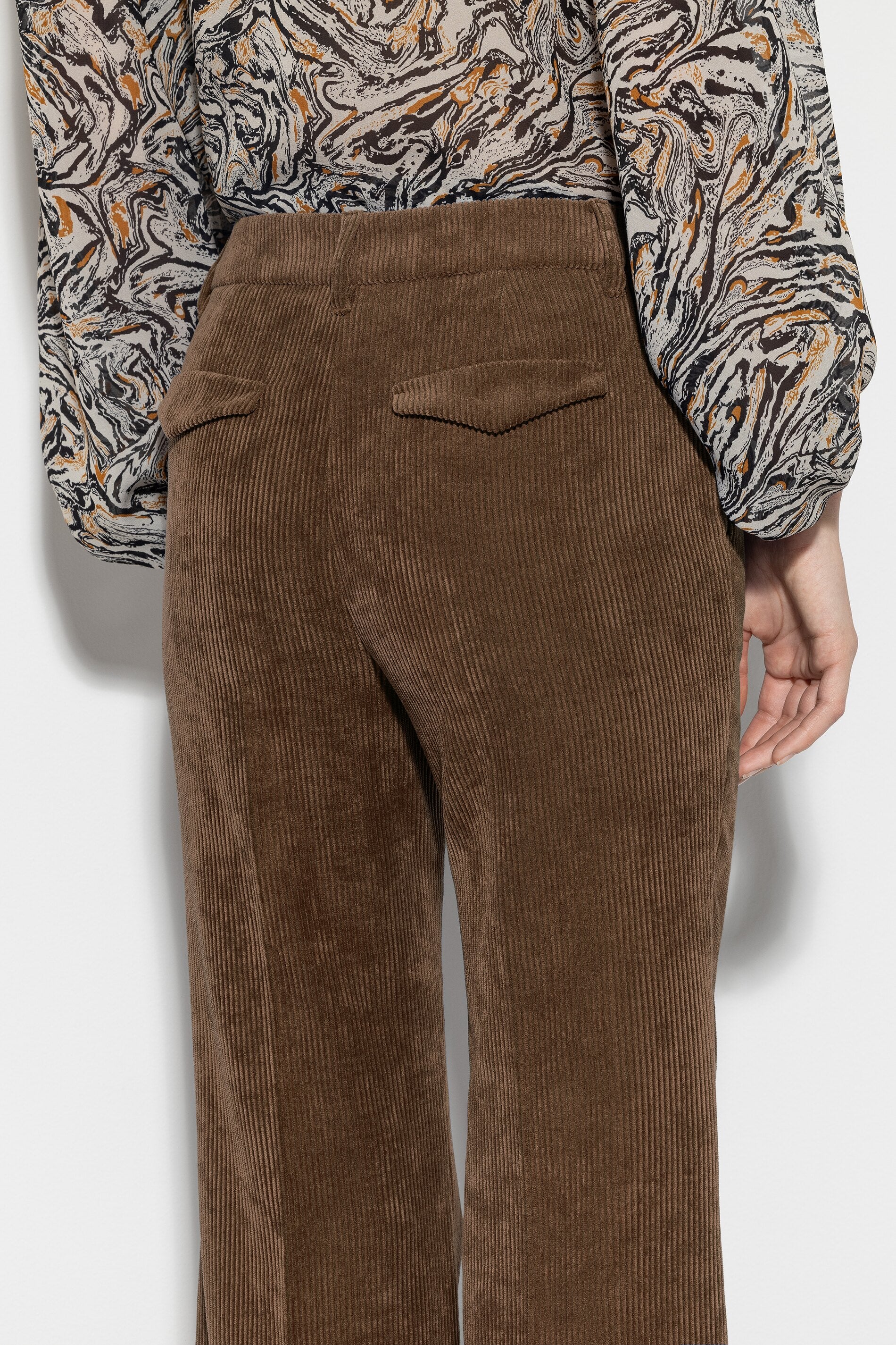 Corduroy bootcut pants