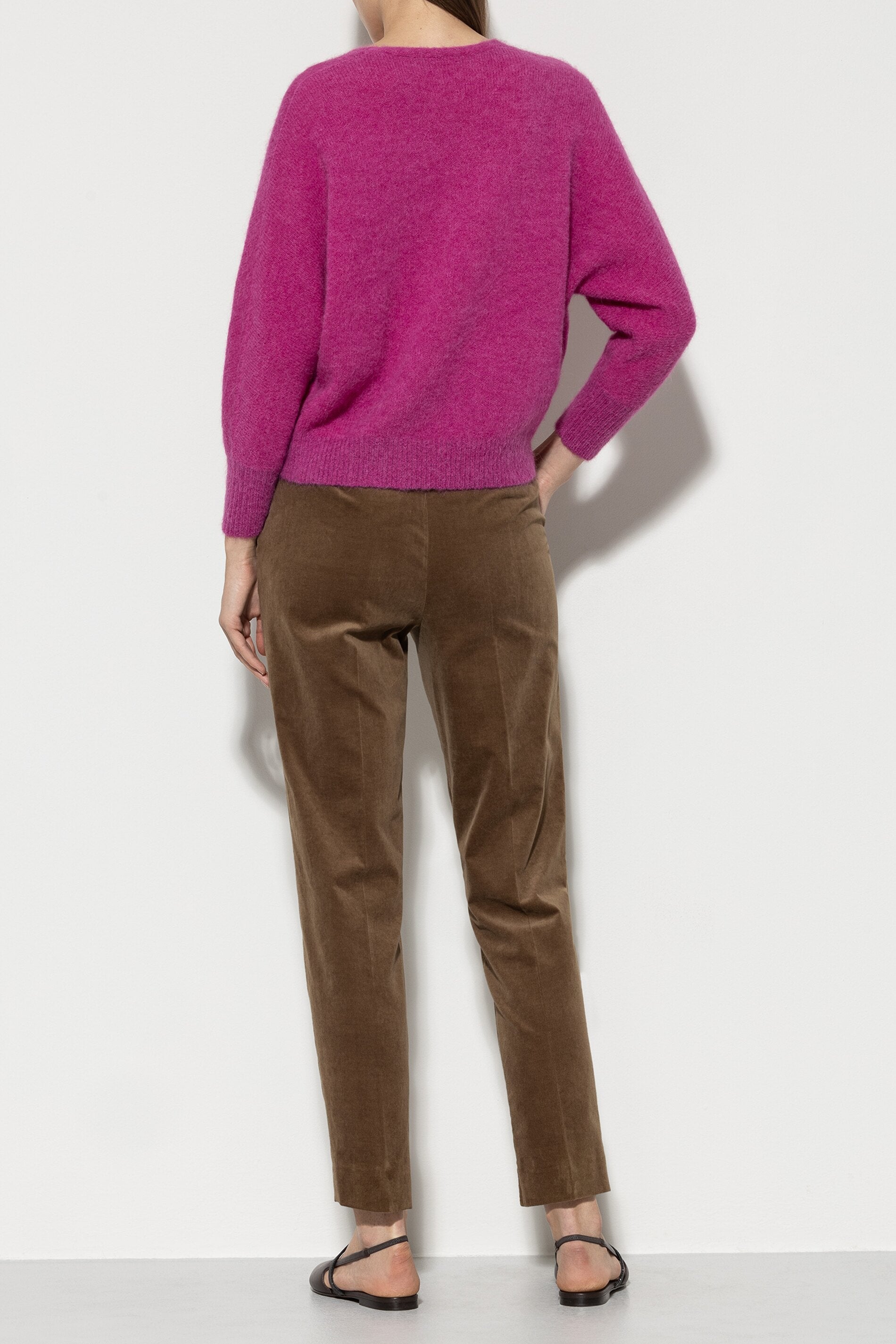 Tapered-Velvet-Pants