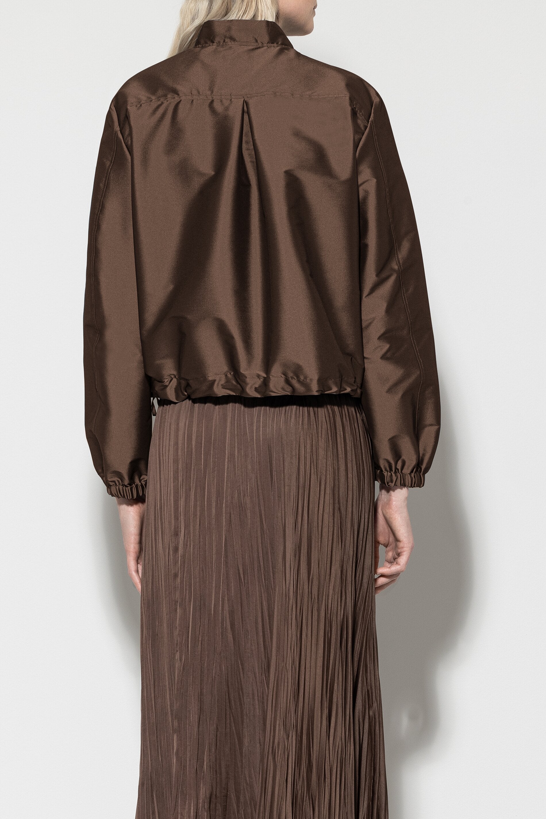 Taffeta blouson