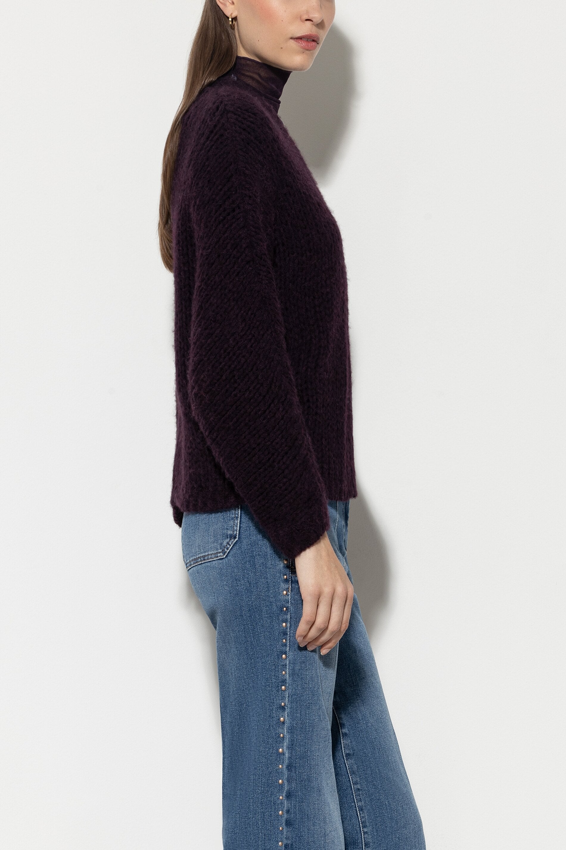 Cardigan aus Alpaka-Mix