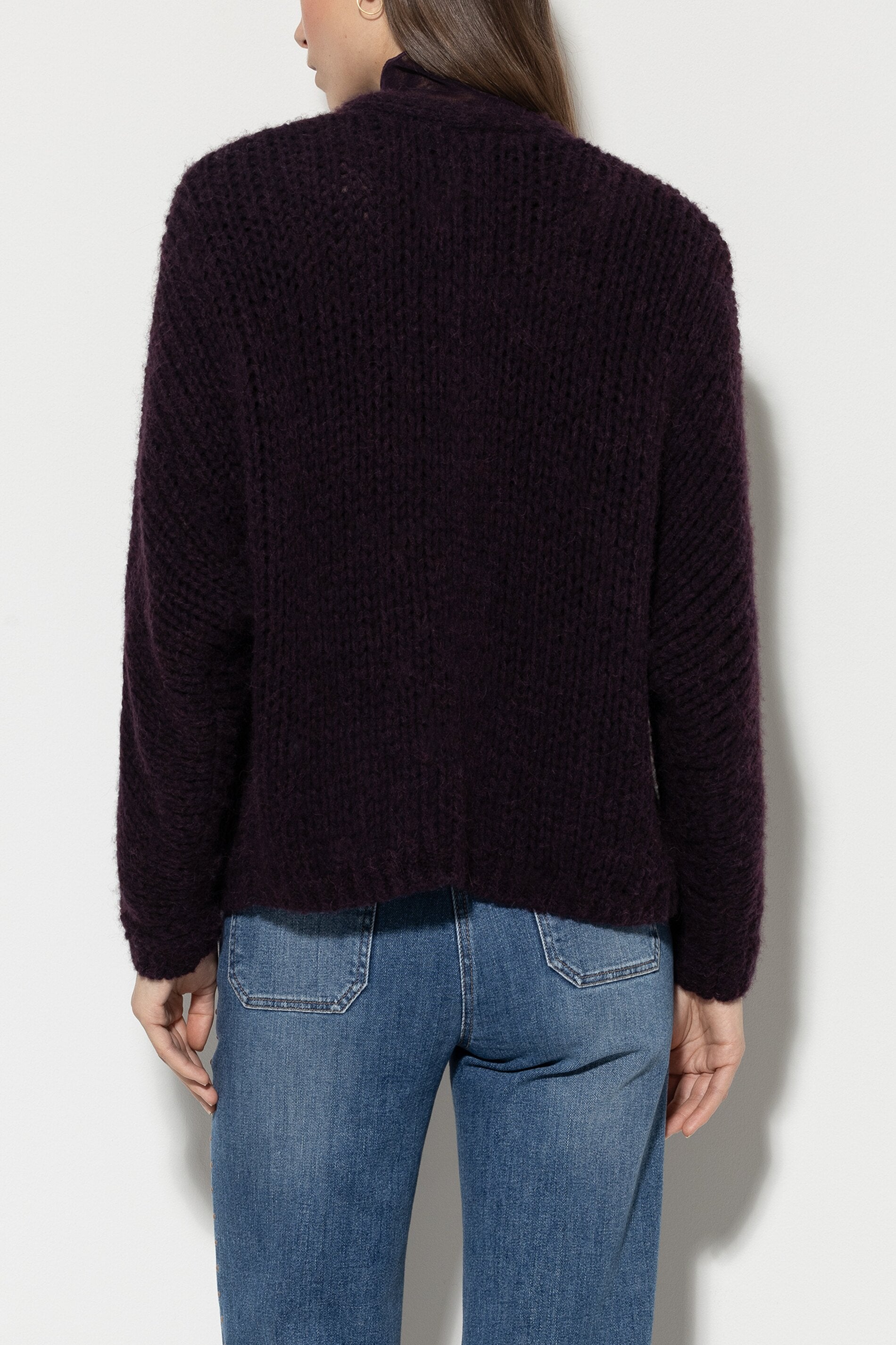 Cardigan aus Alpaka-Mix