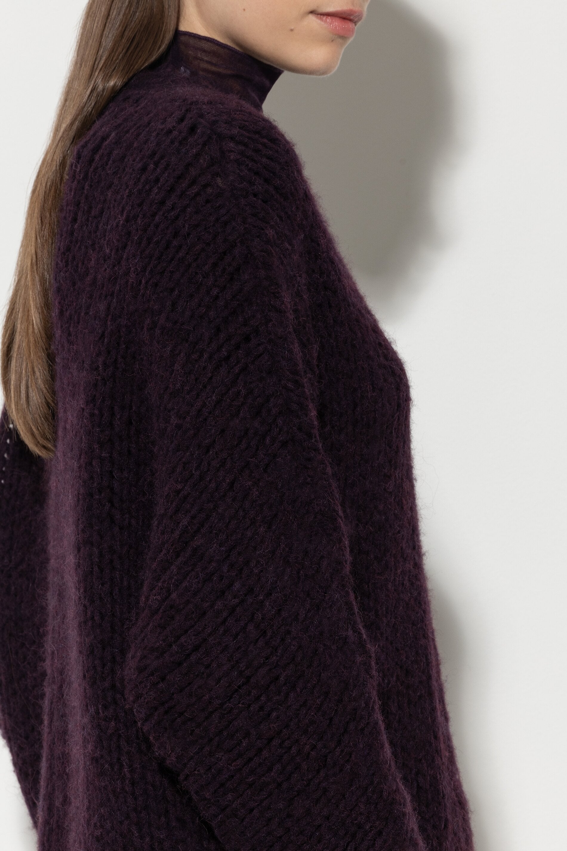 Cardigan aus Alpaka-Mix