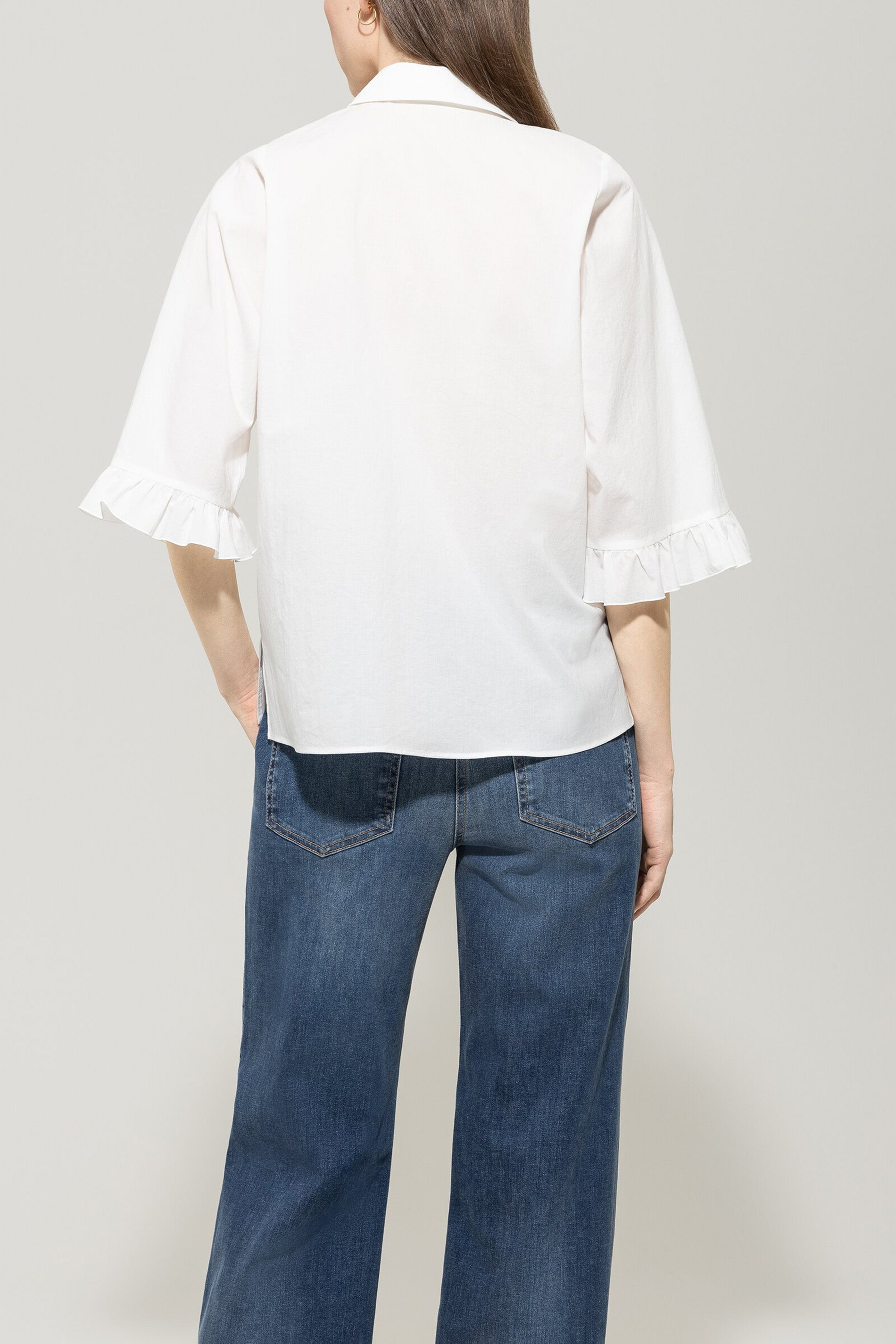 Bluse aus Baumwoll-Voile