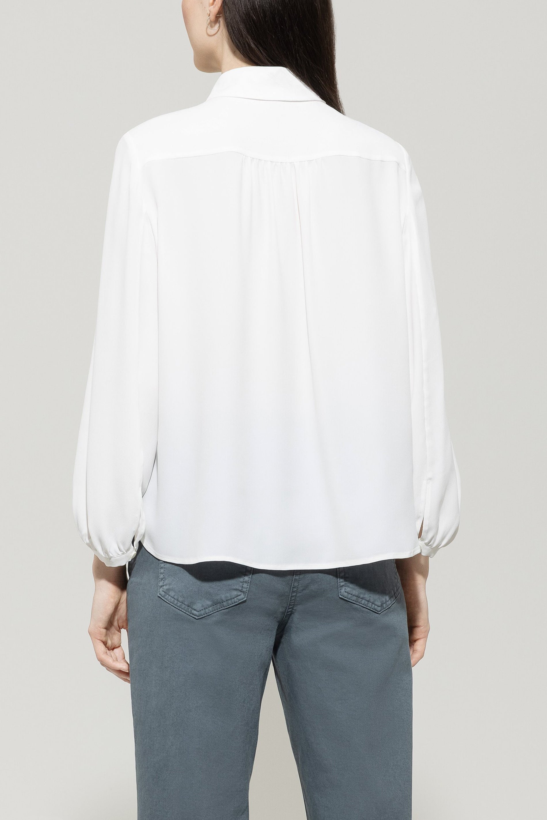 Bluse aus Seiden-Mix