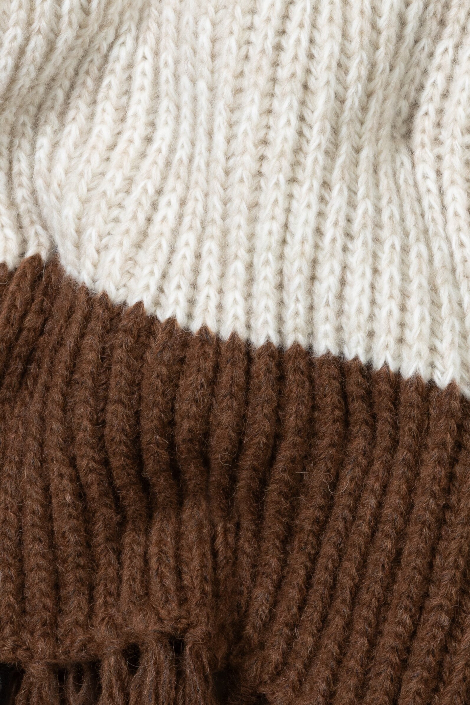 Schal mit Colour-Block