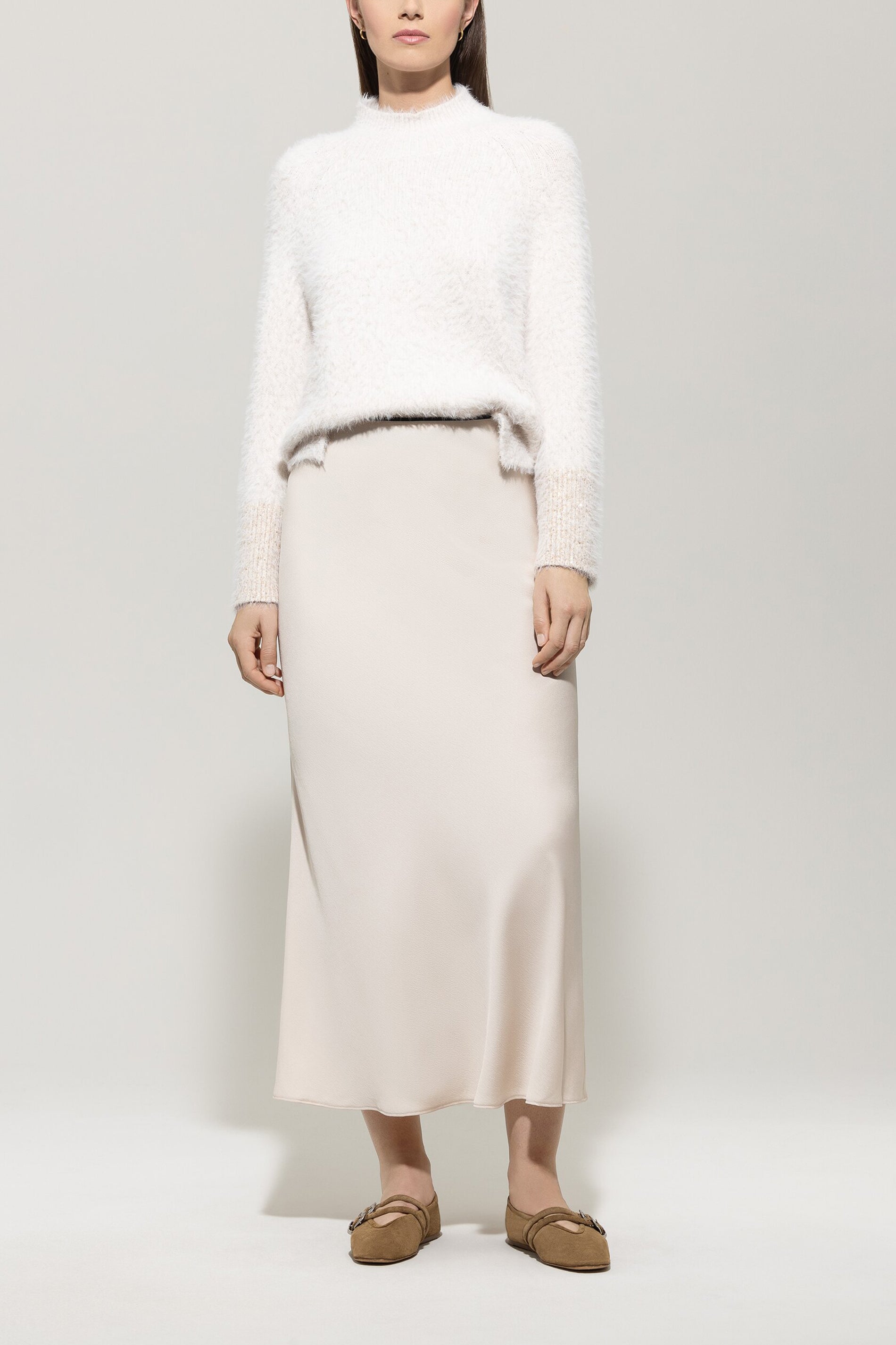Pullover in Fell-Optik