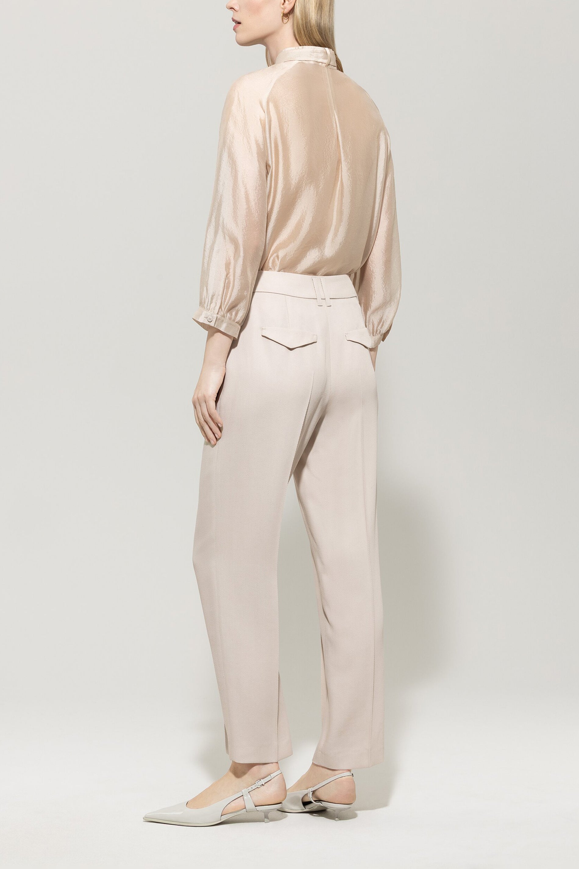 Gabardine-Tapered-Pants