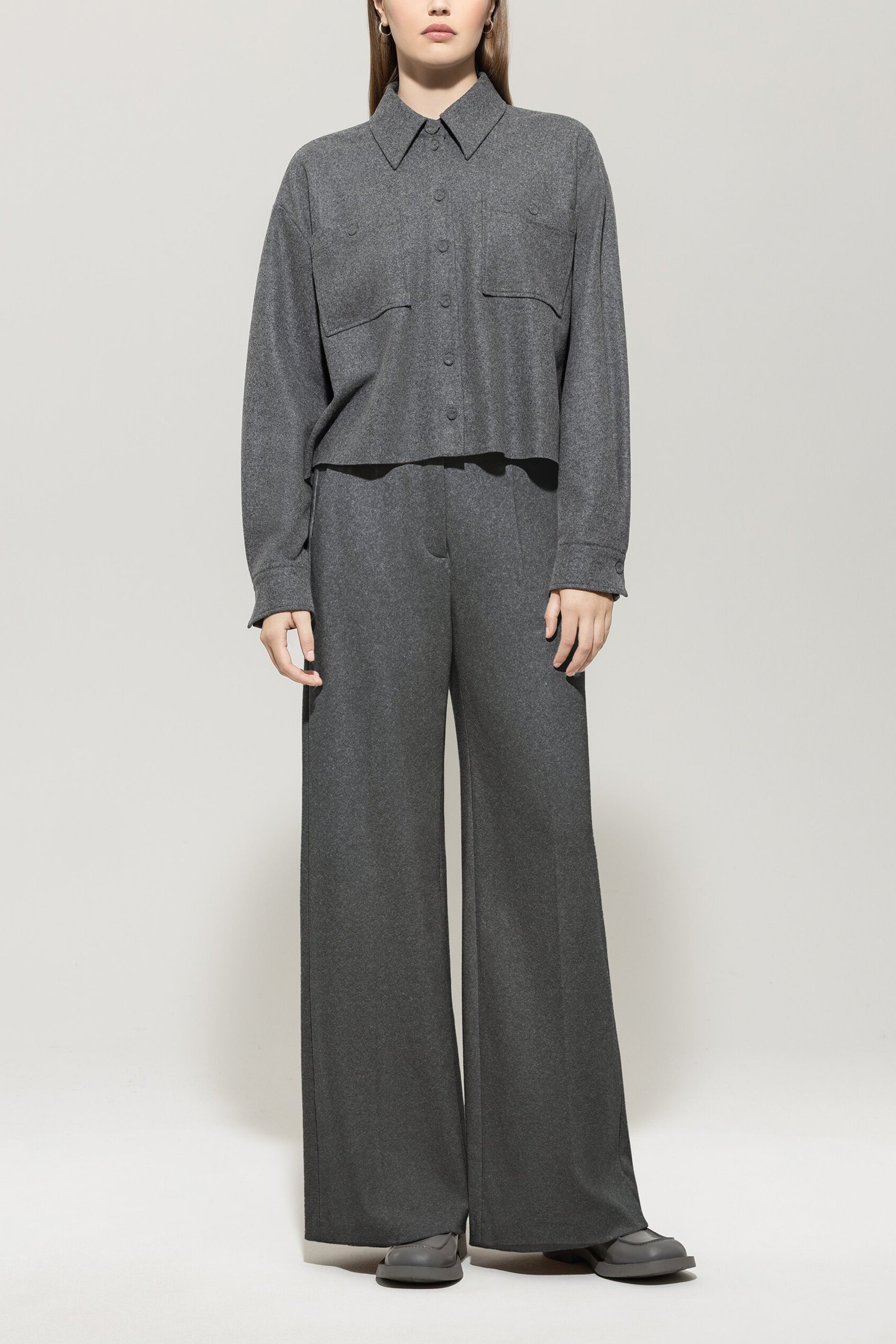 Flanell-Wideleg-Pants