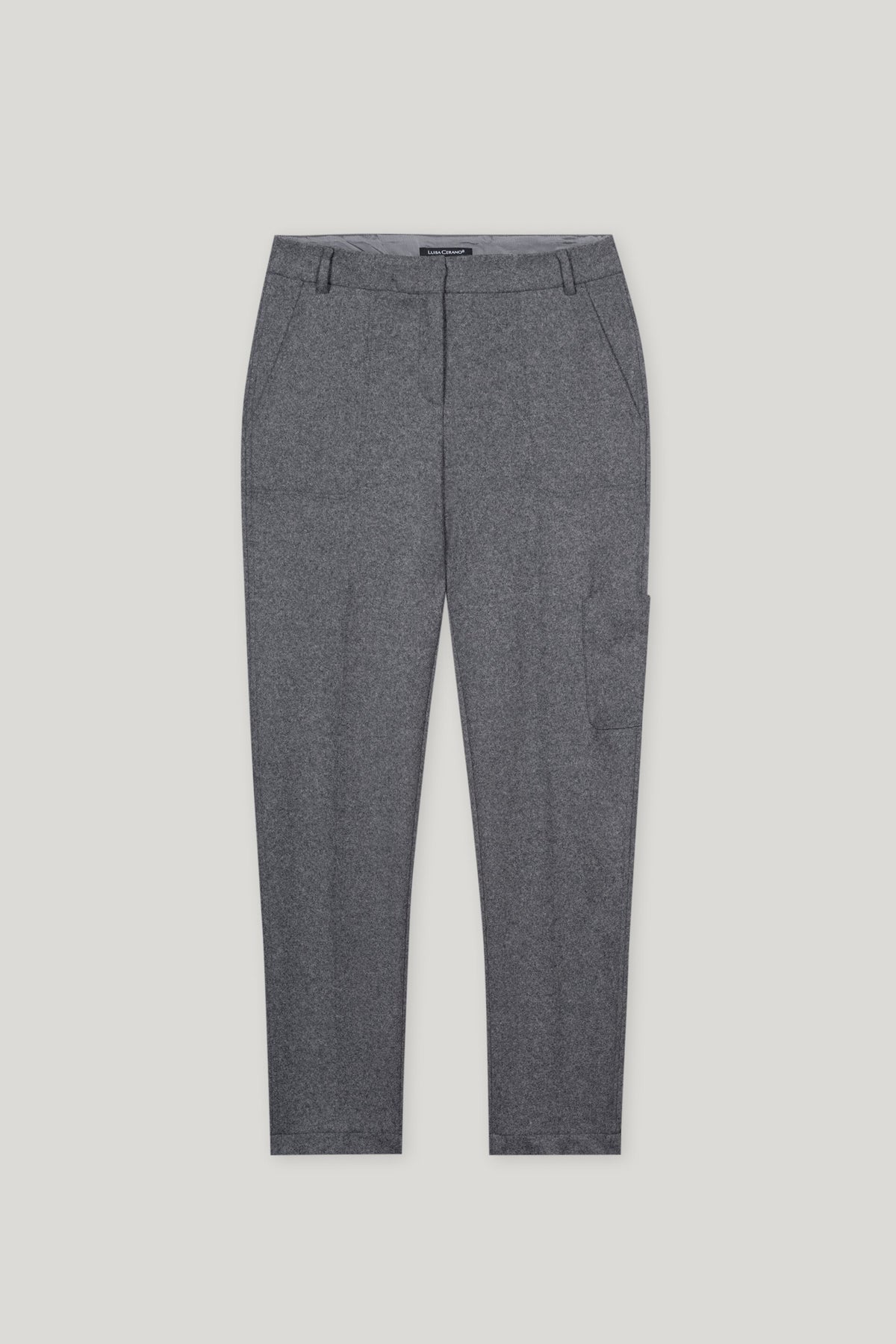 Tapered-Flanell-Joggpants