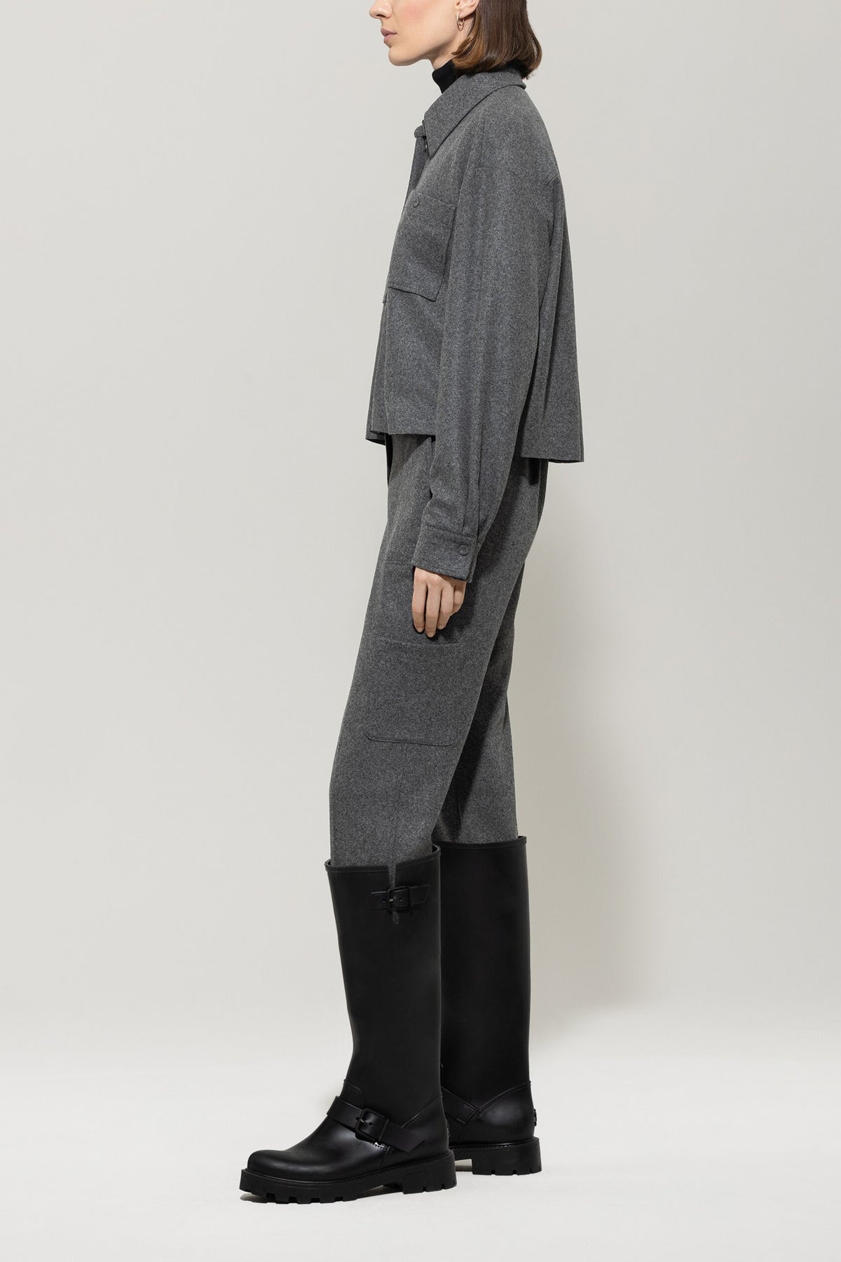 Tapered-Flanell-Joggpants