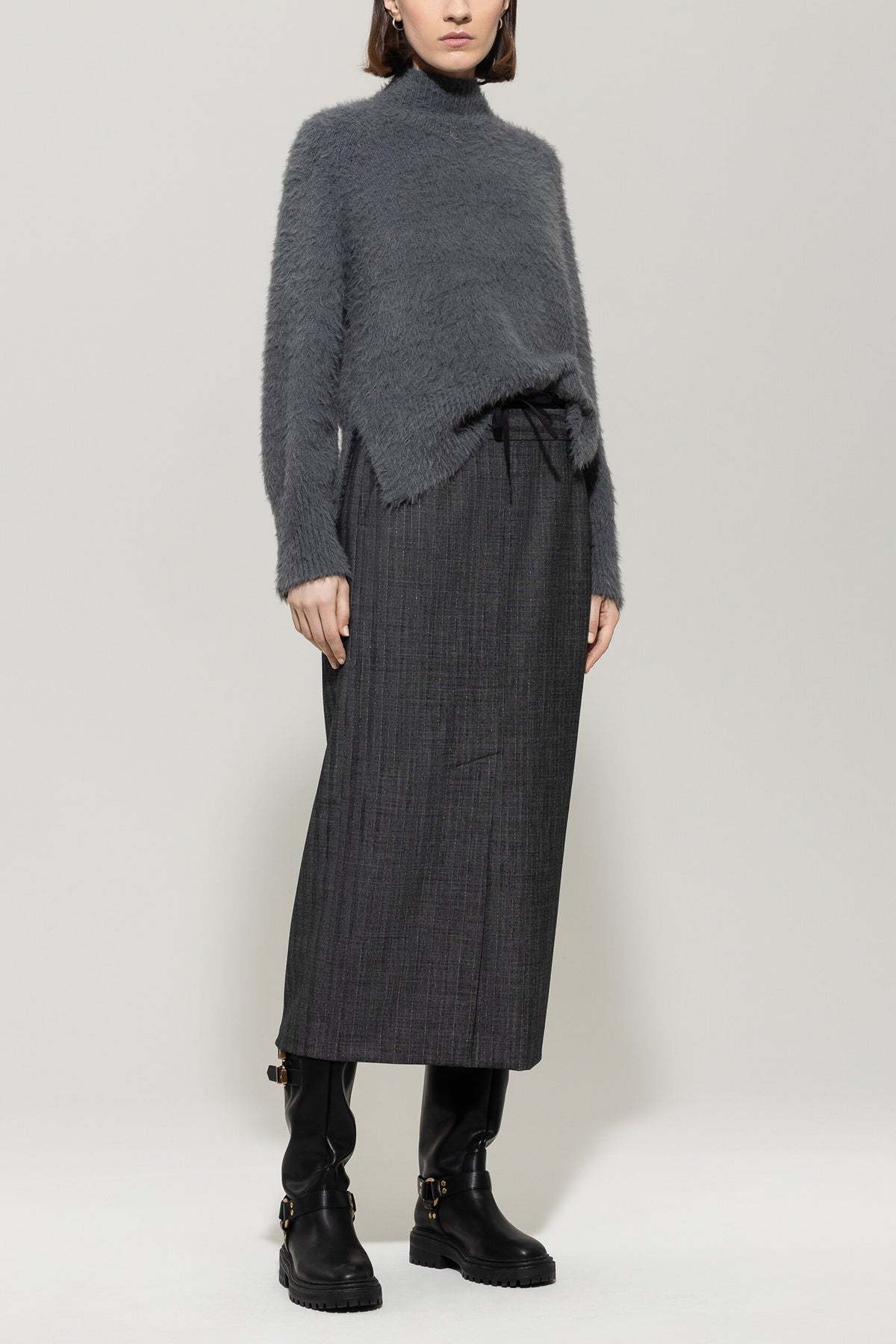 Pullover in Fell-Optik