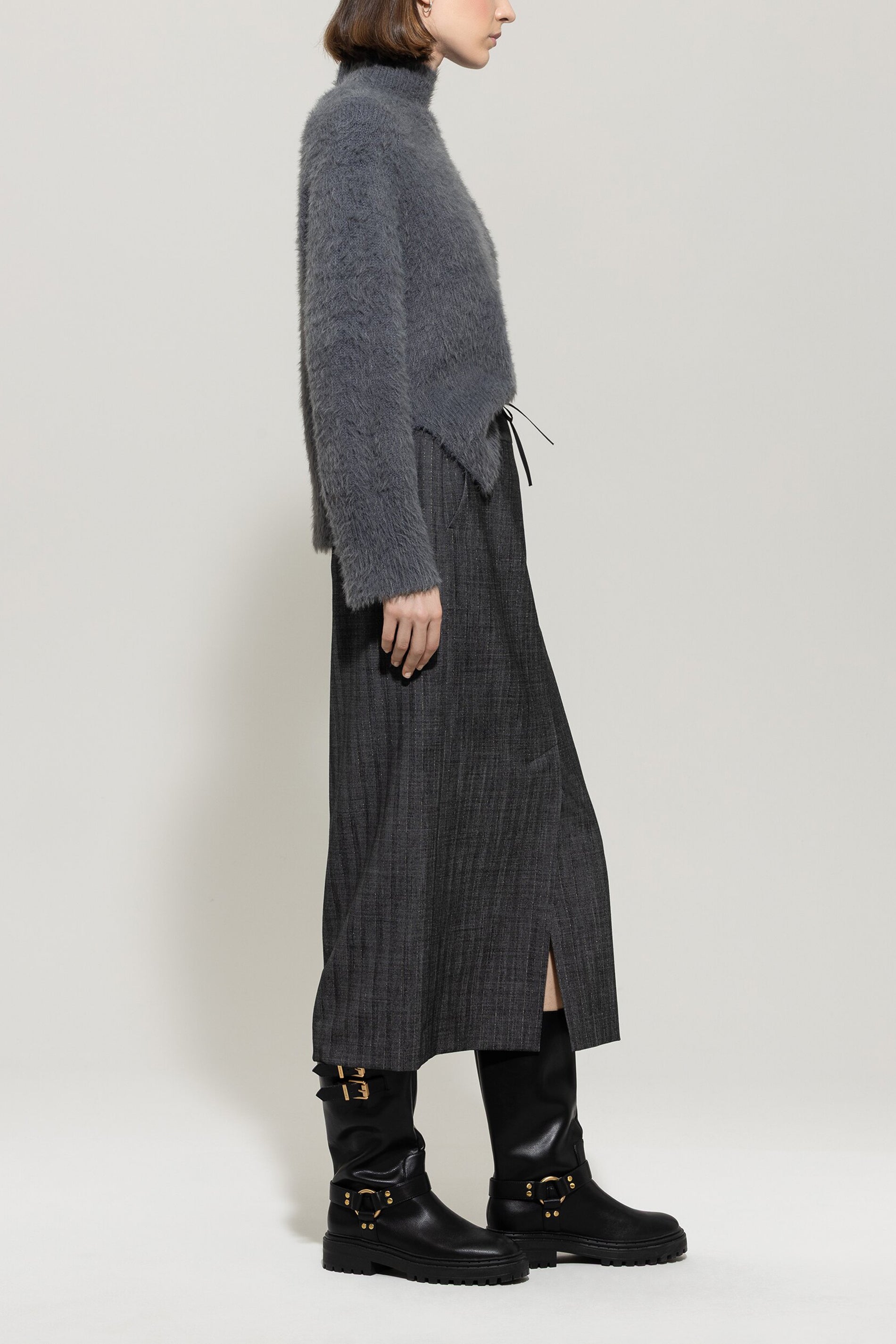 Pullover in Fell-Optik