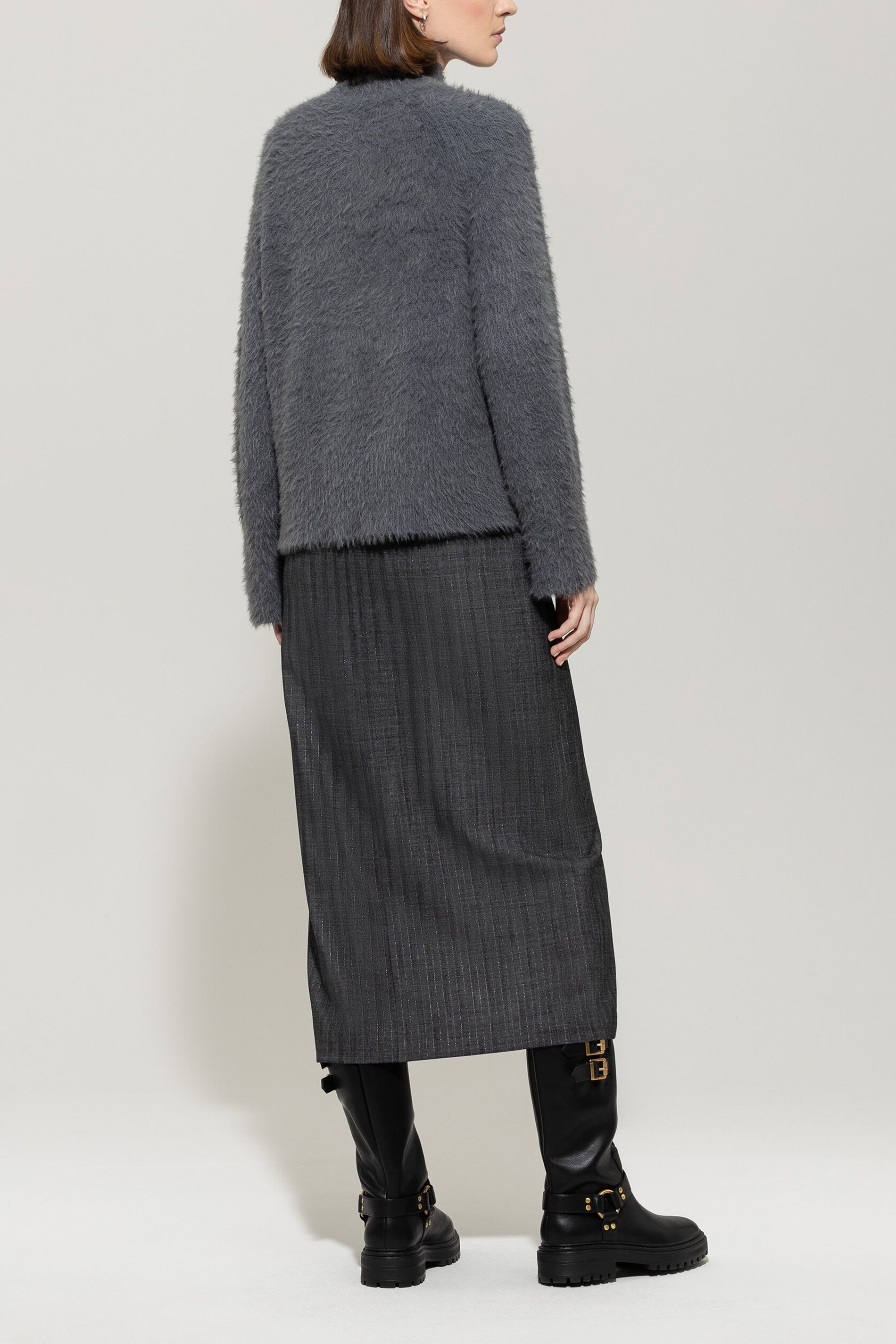 Pullover in Fell-Optik