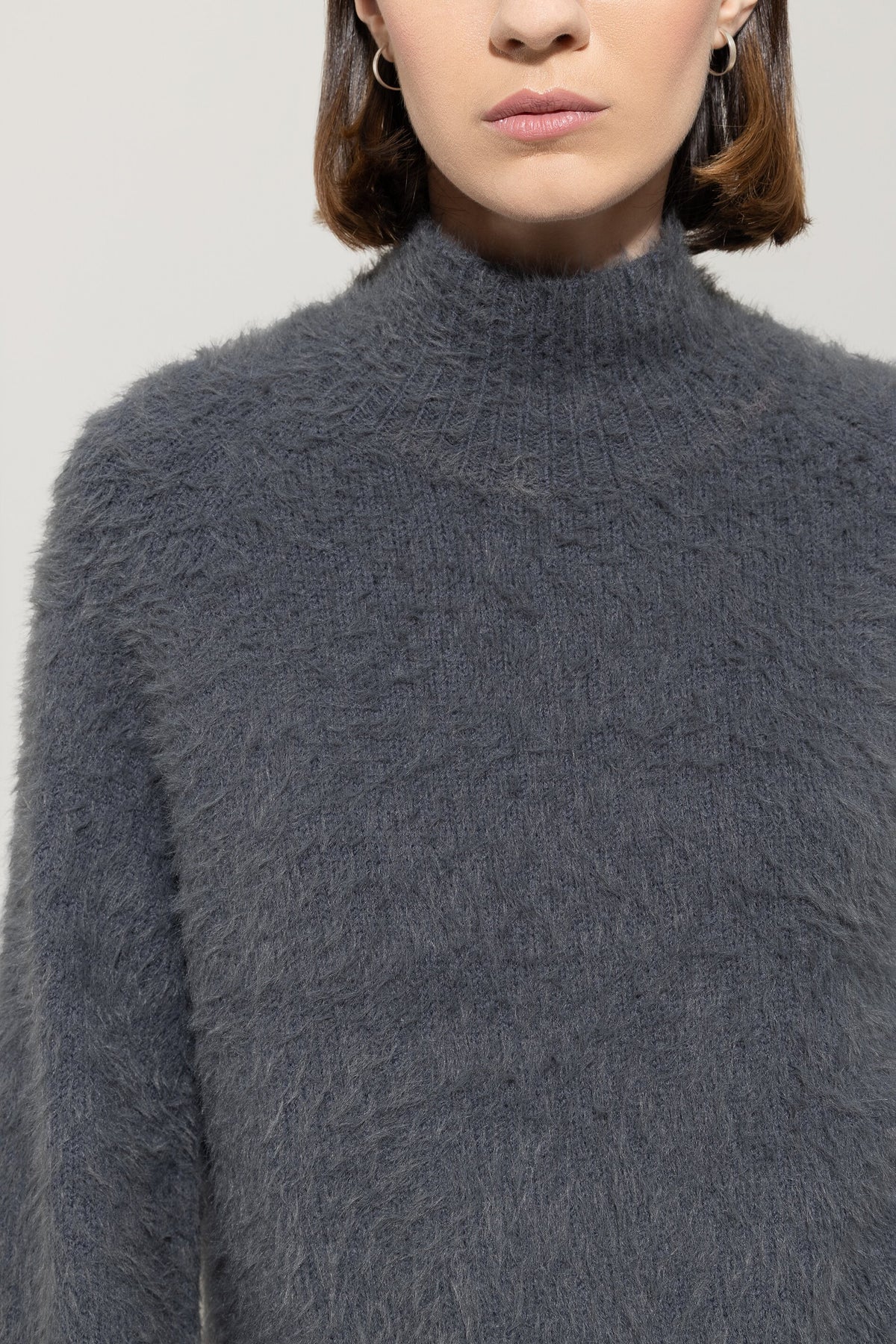 Pullover in Fell-Optik