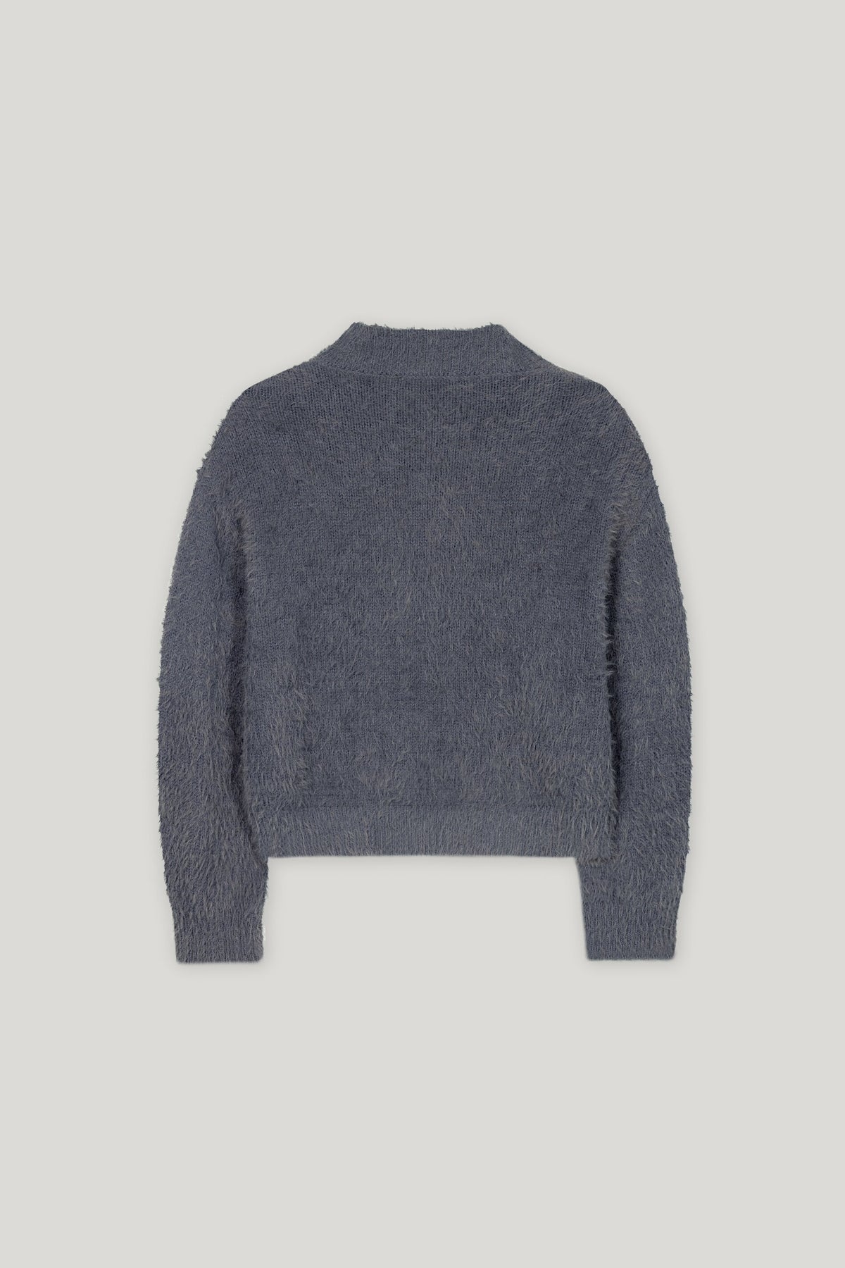 V-Pullover aus Woll-Mix