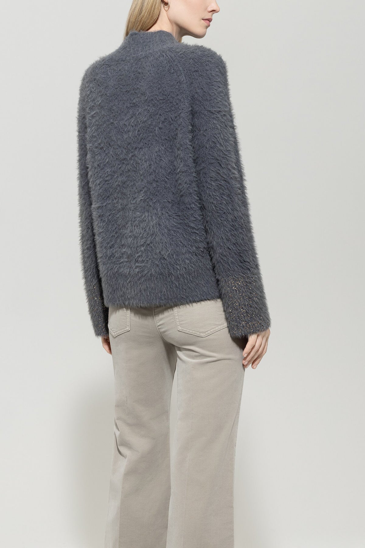 Pullover in Fell-Optik