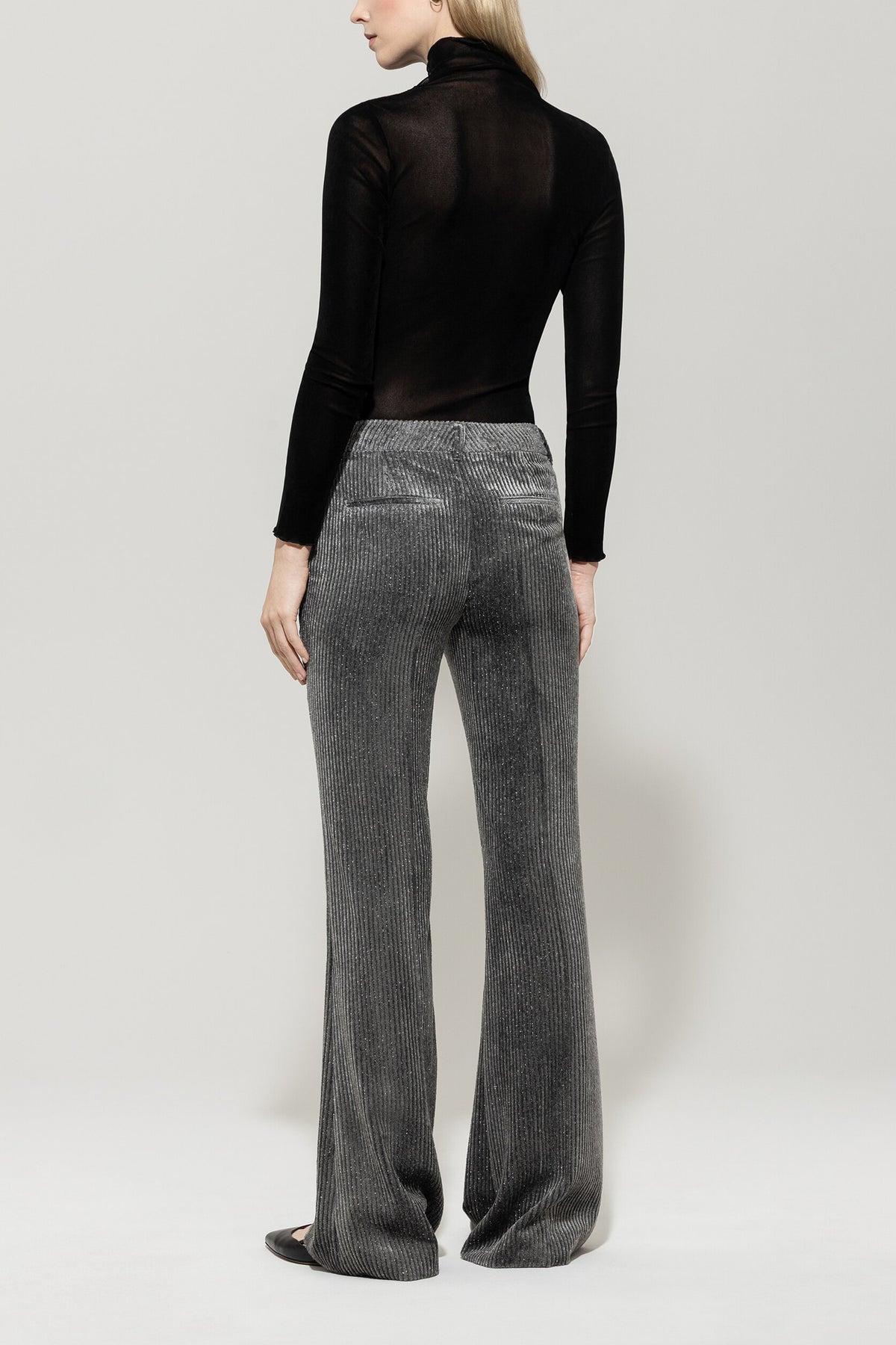 Flared-Glitzer-Cord-Pants