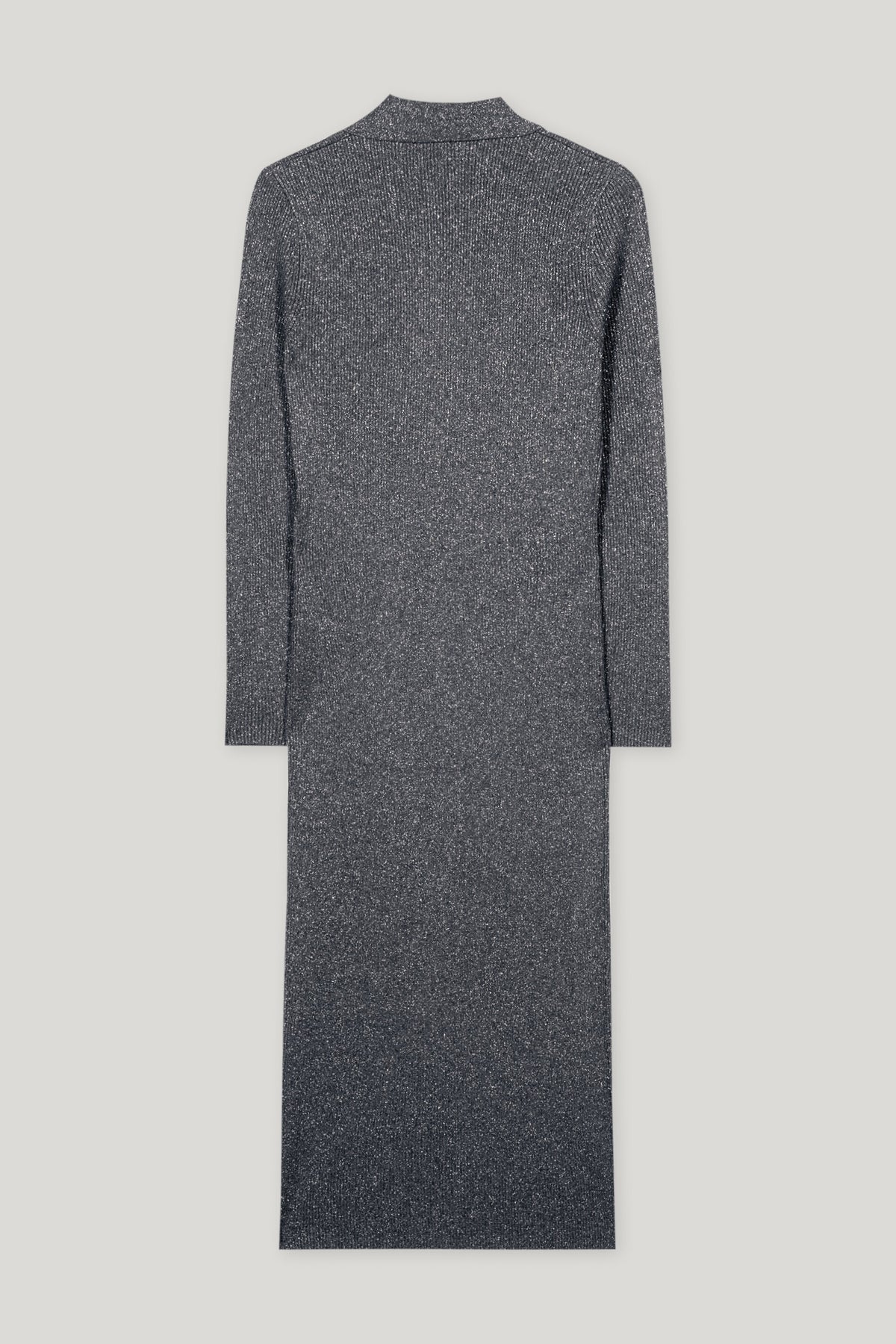 Langarm-Kleid aus Woll-Mix